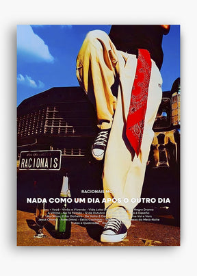 Quadro Racionais Mc`s - Nada como um Dia após o outro Dia Capa