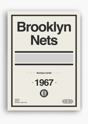 Quadro NBA Brooklin Nets