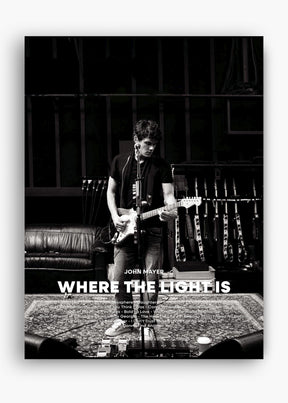 Quadro John Mayer Where The Light Is Capa