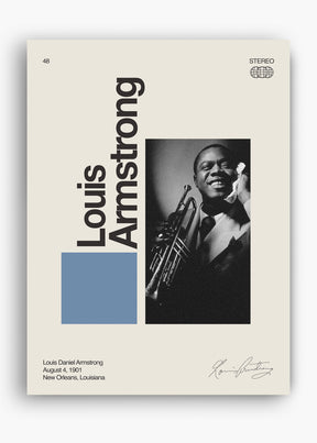 Quadro Signature Louis Armstrong