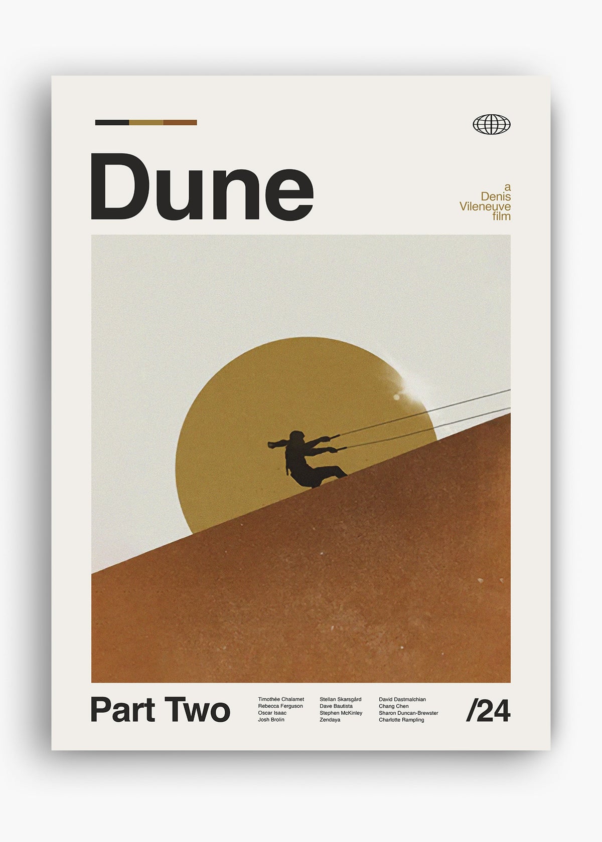 Quadro decorativo Duna Parte 2 — arte de cinema para parede | Cübe Quadros
