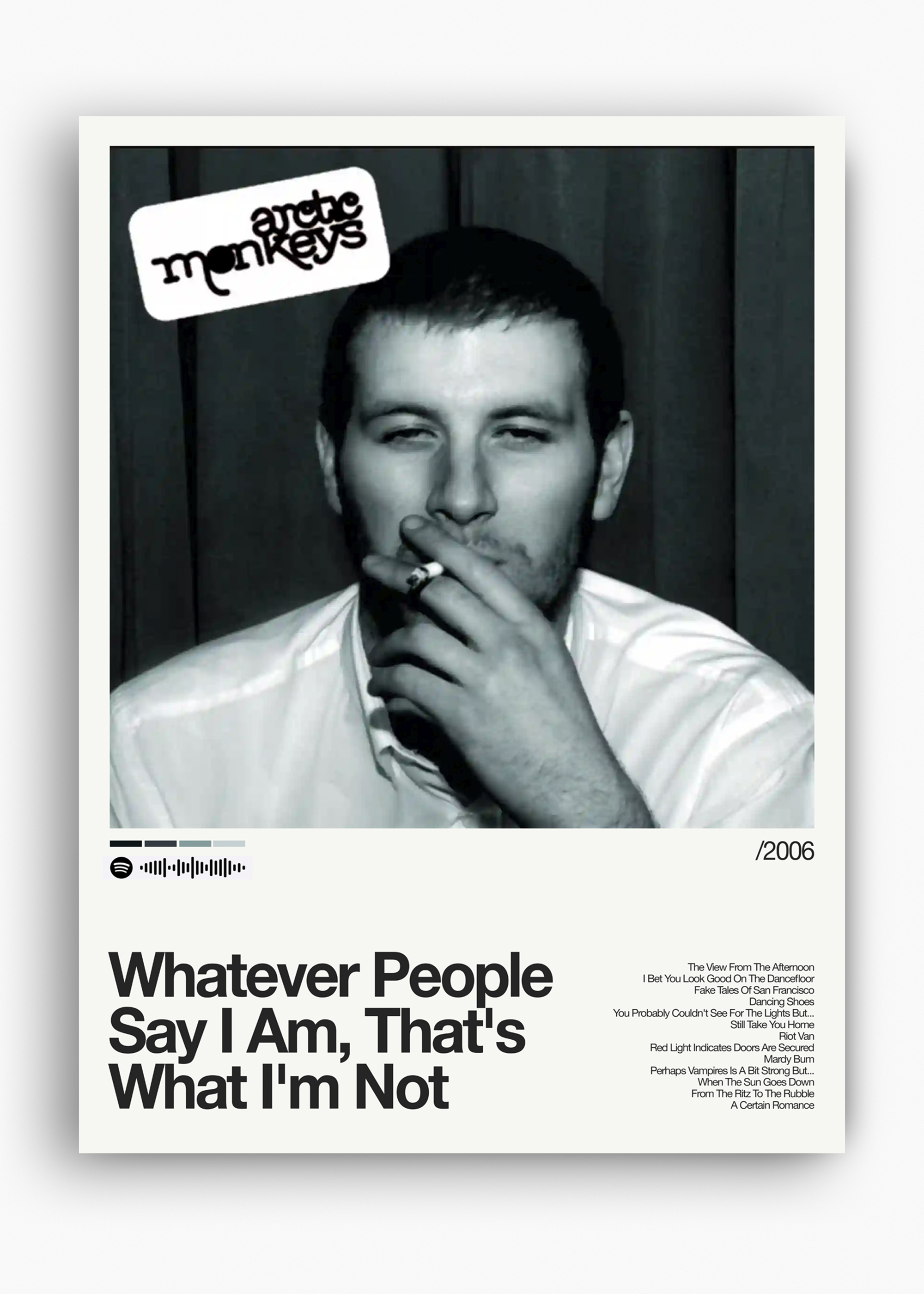 Quadro Arctic Monkeys Whatever People Say I Am - 10