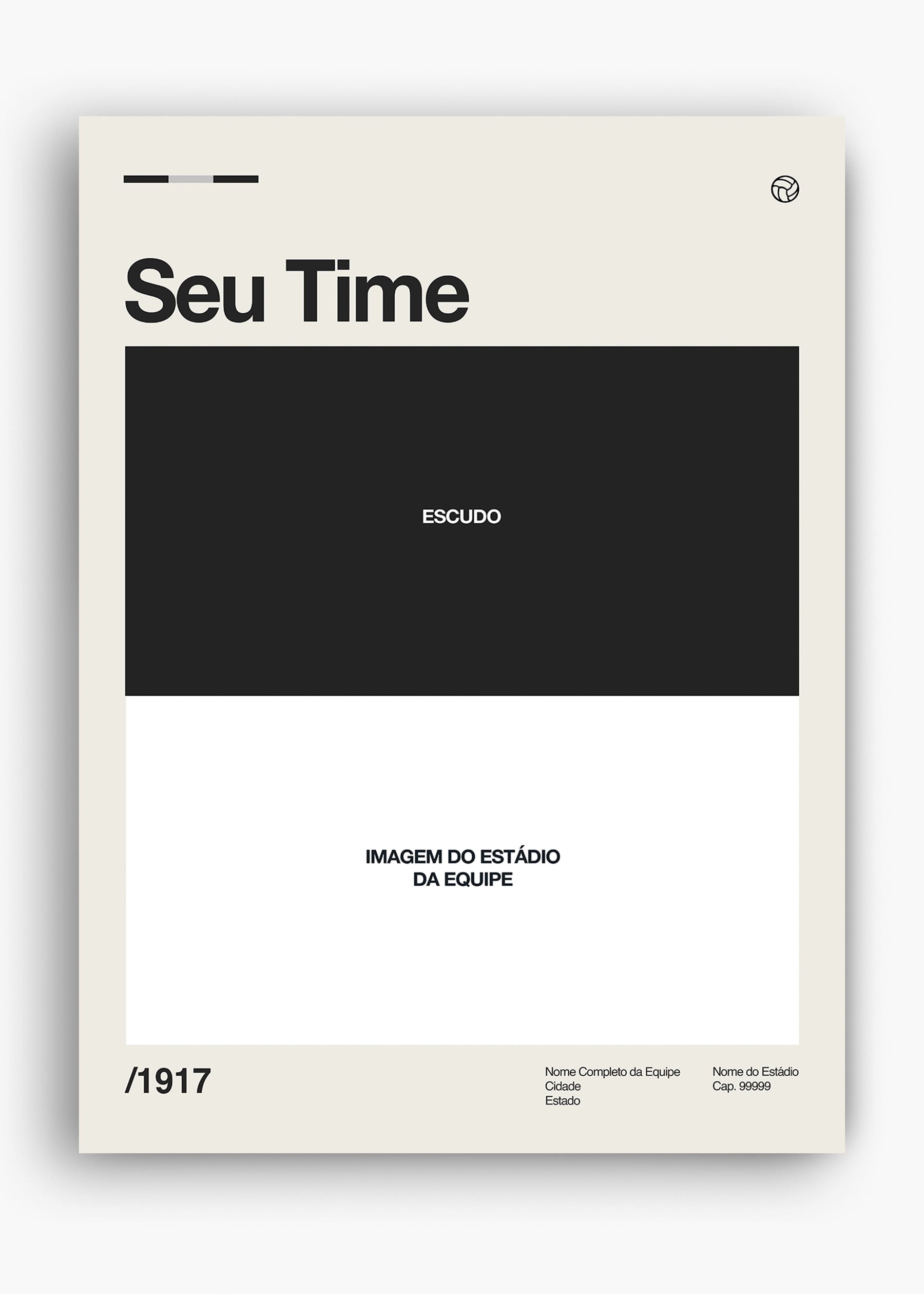 Quadro Personalizável - Times