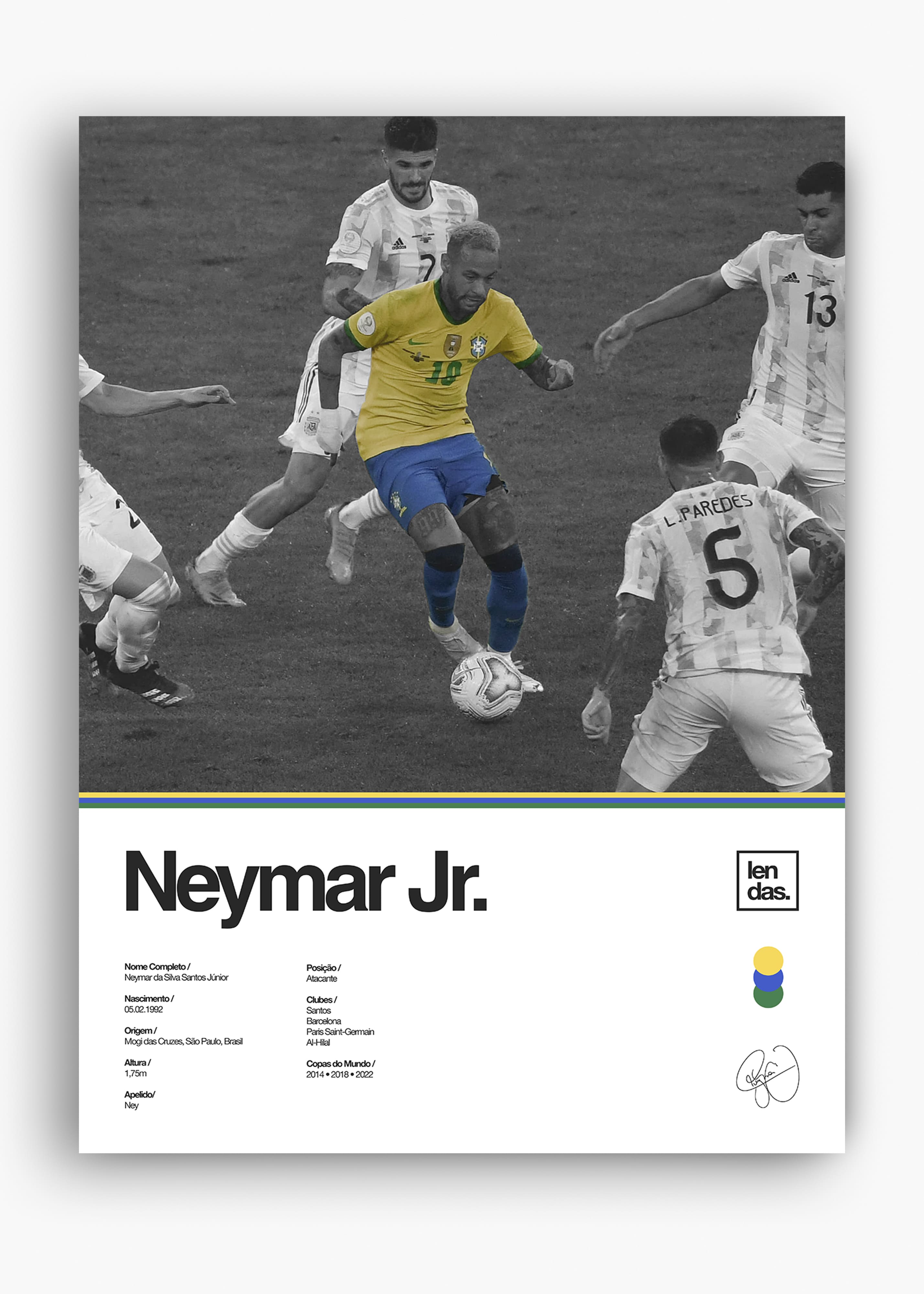 Quadro Neymar V5