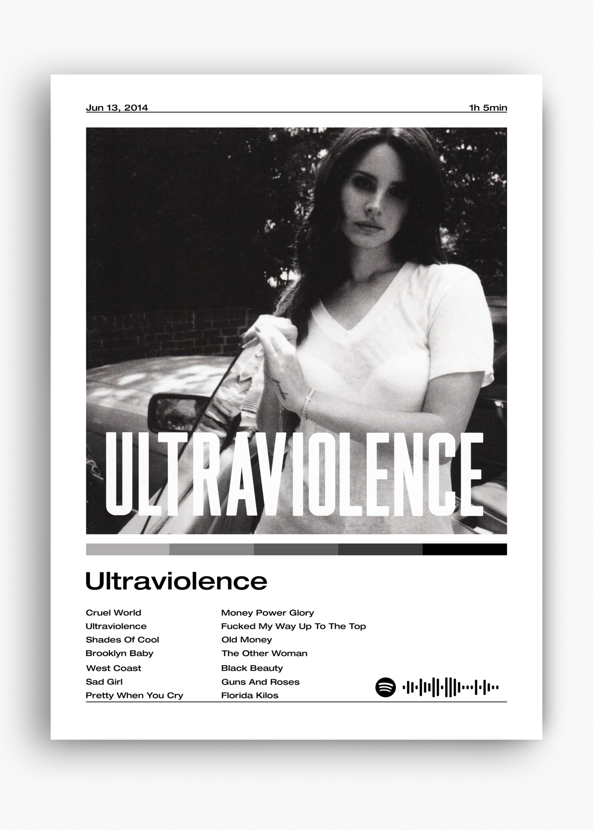 Quadro Lana Del Rey Ultraviolence - 10