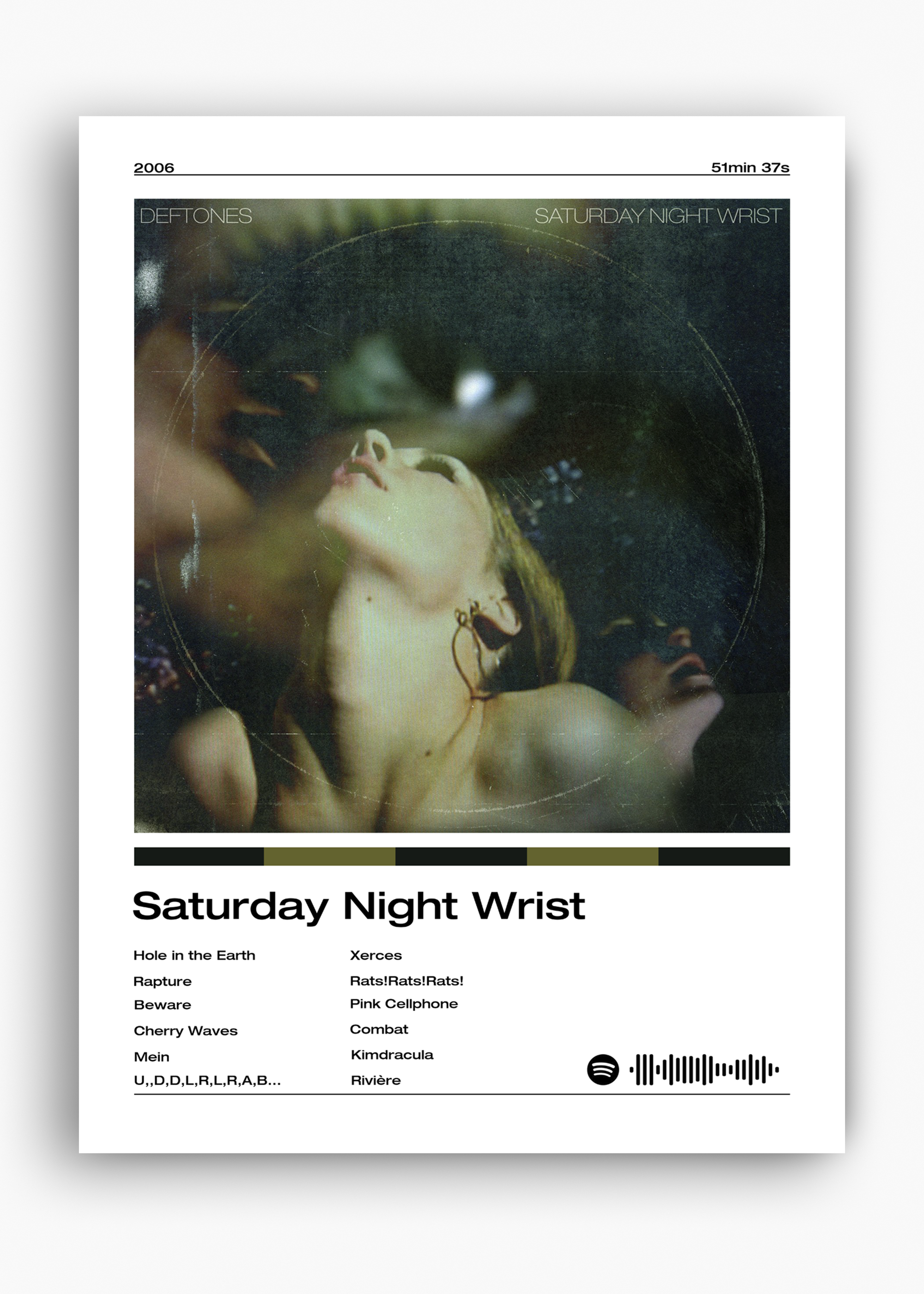 Quadro Deftones Saturday Night Wrist - 10