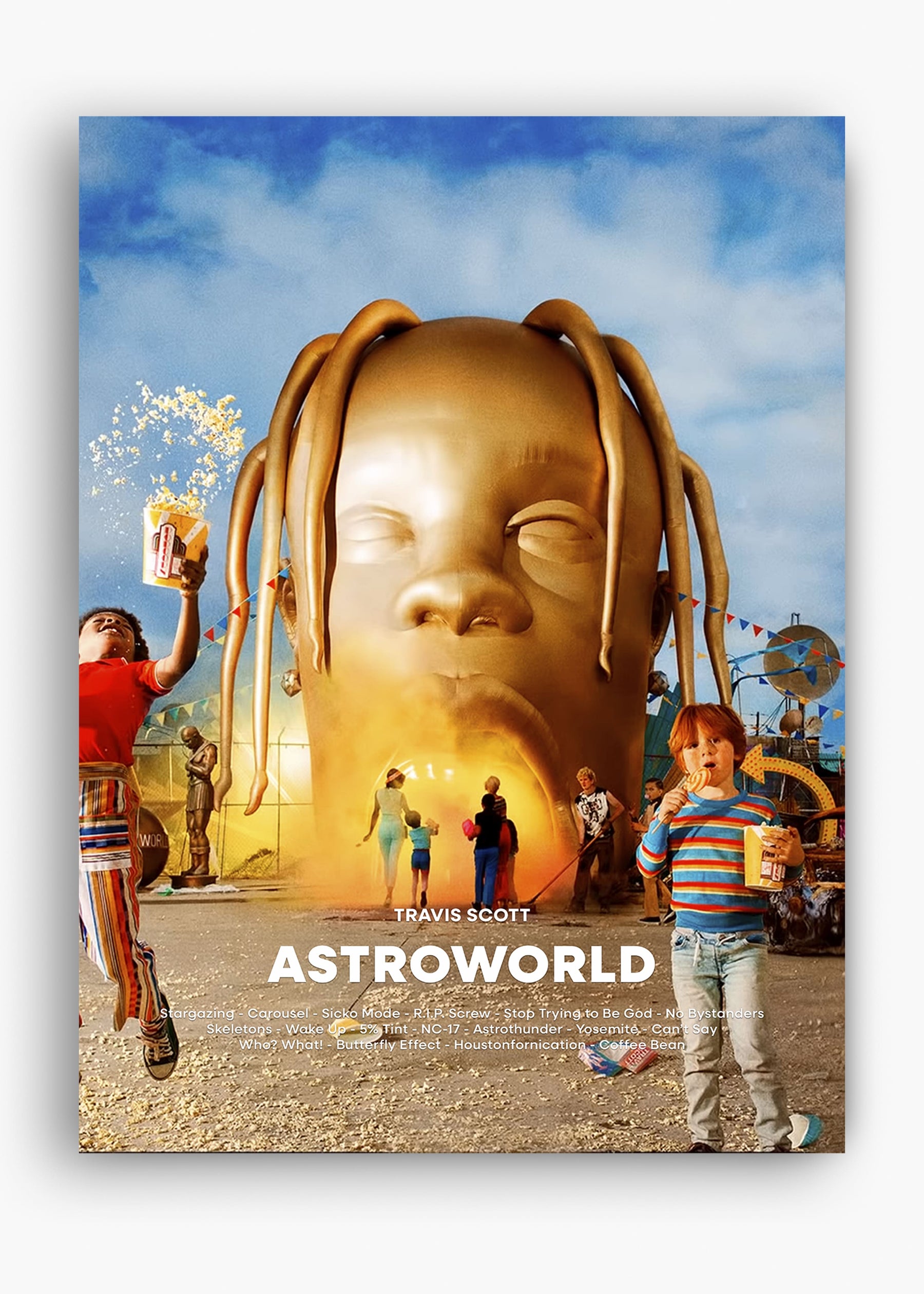 Quadro Travis Scott Astroworld Capa Capa