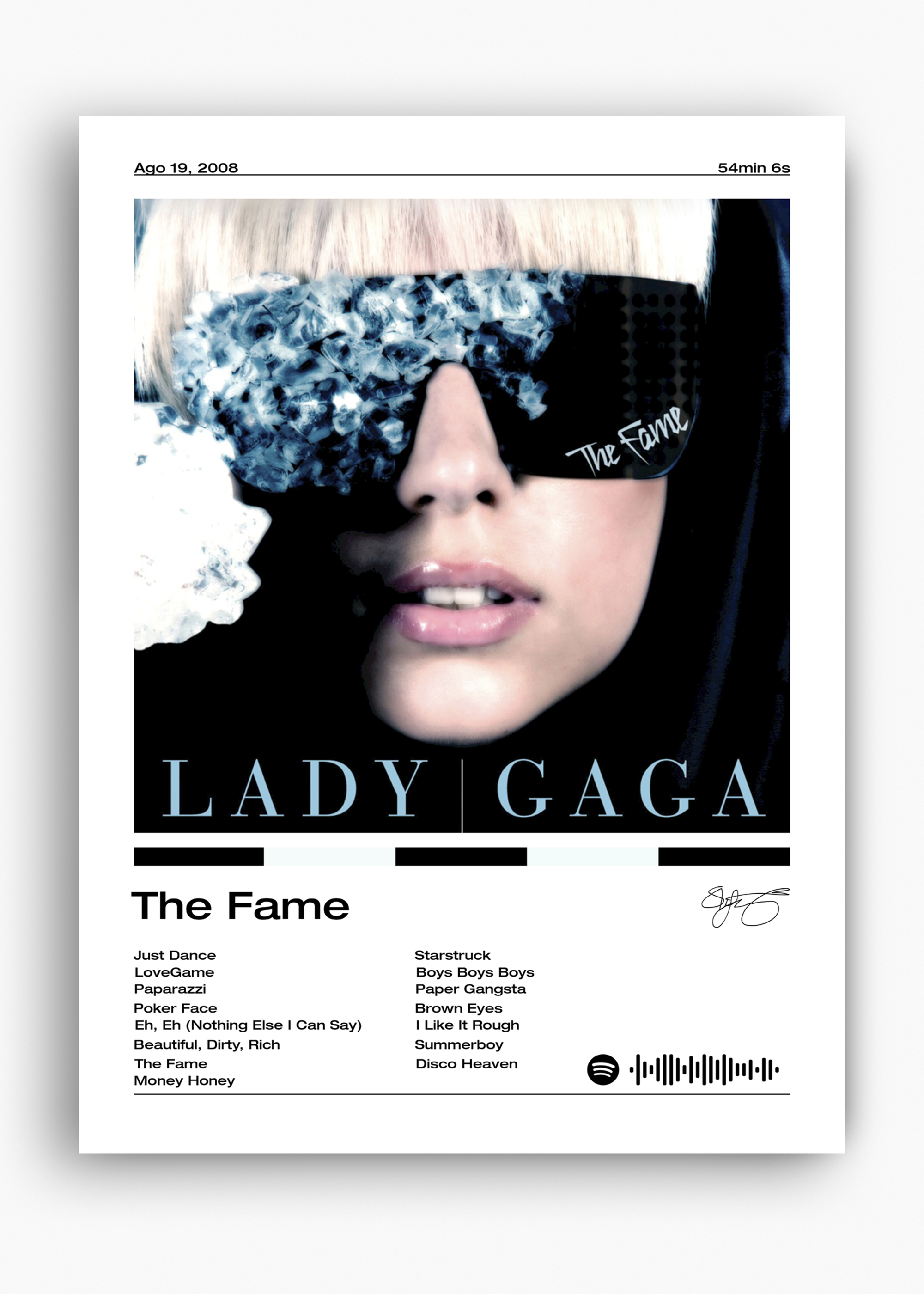 Quadro Lady Gaga The Fame - 10