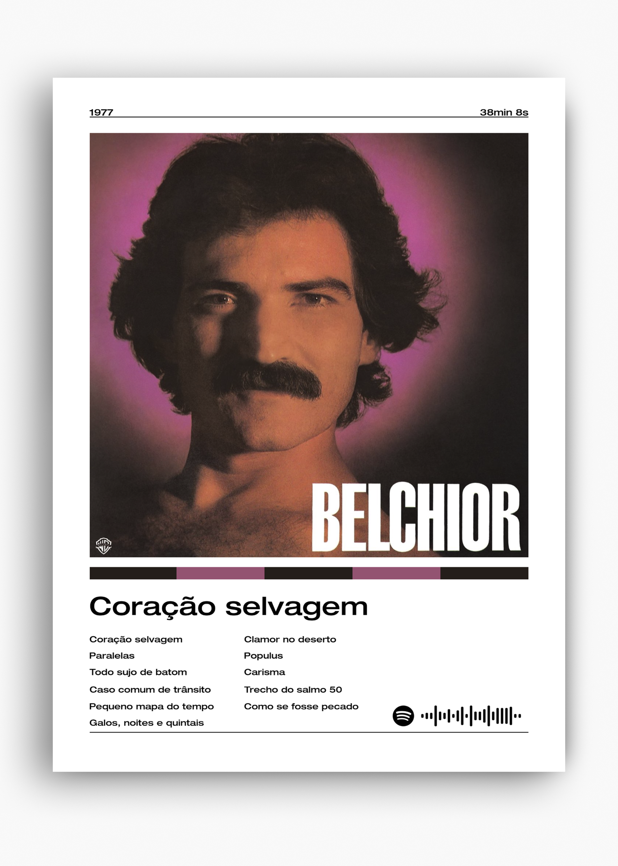 Quadro Belchior Coração selvagem - 10