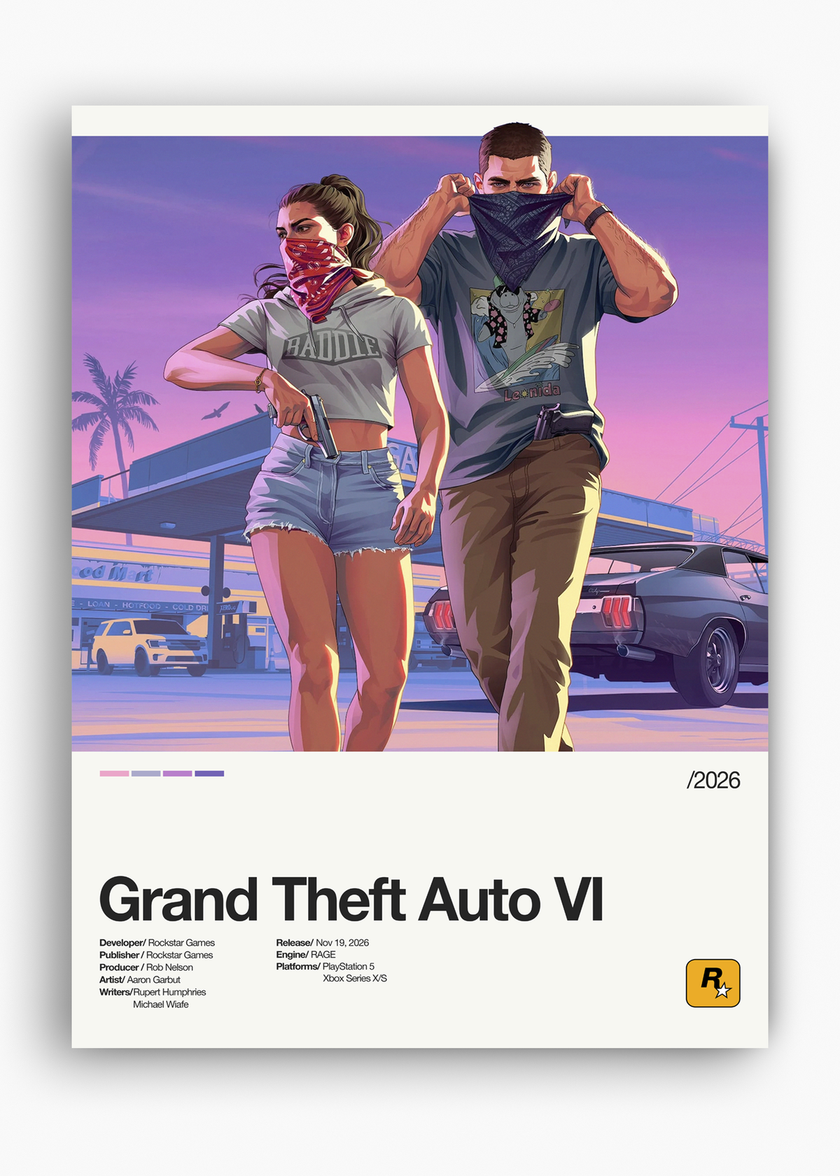 Quadro Grand Theft Auto VI : GTA 6 - 10