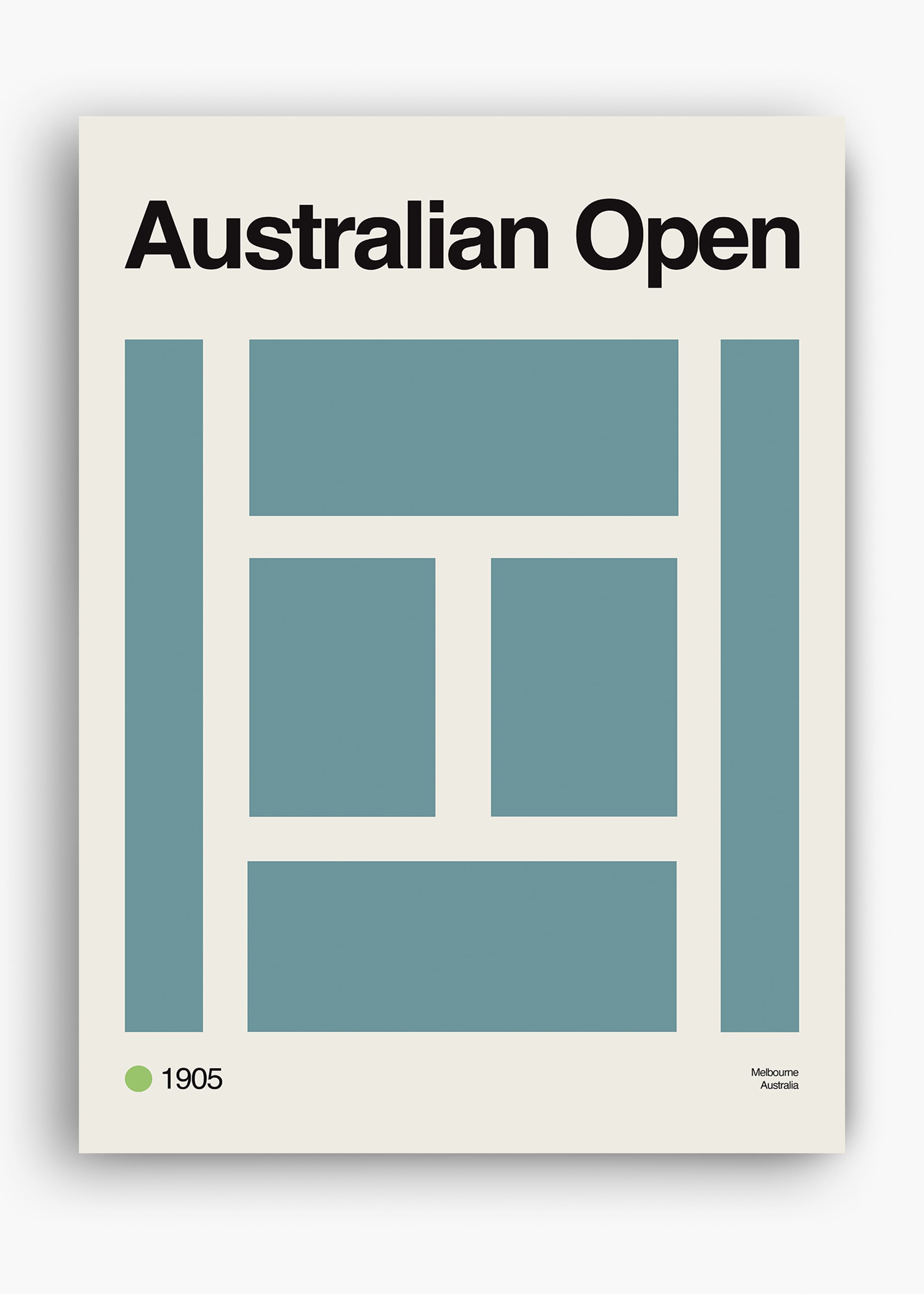 Quadro Tênis Australian Open