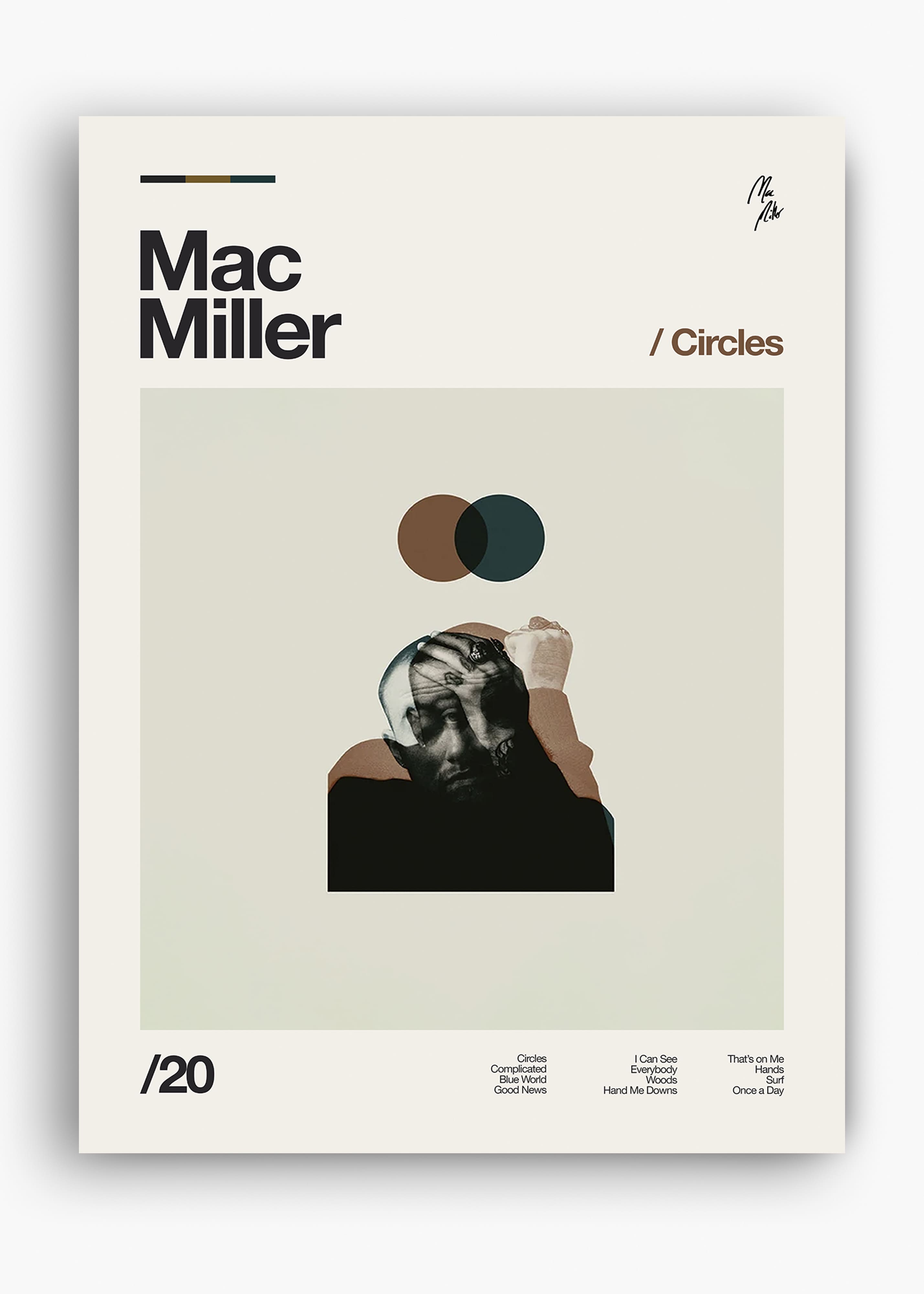 Quadro Mac Miller Circles