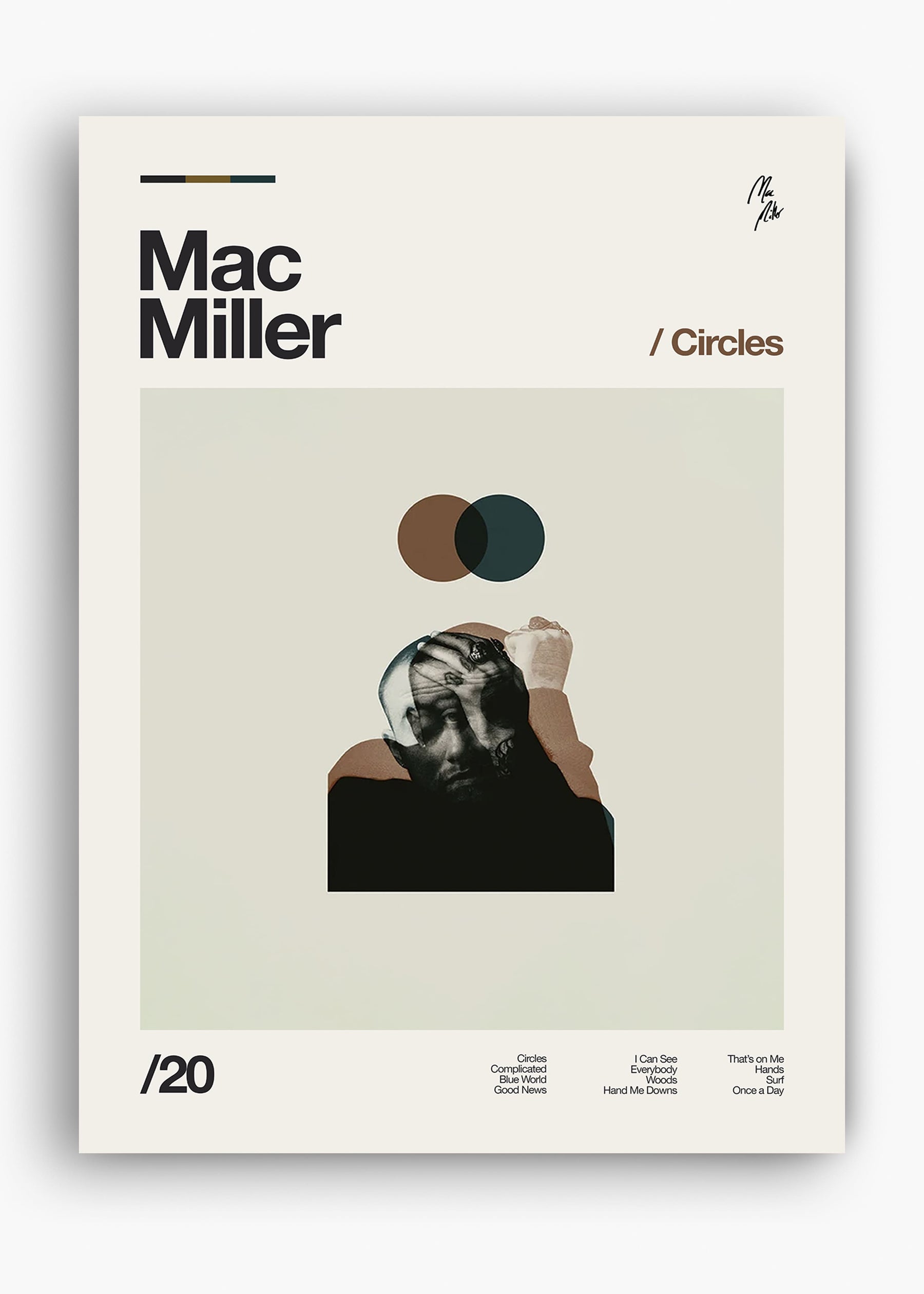 Quadro Mac Miller Circles