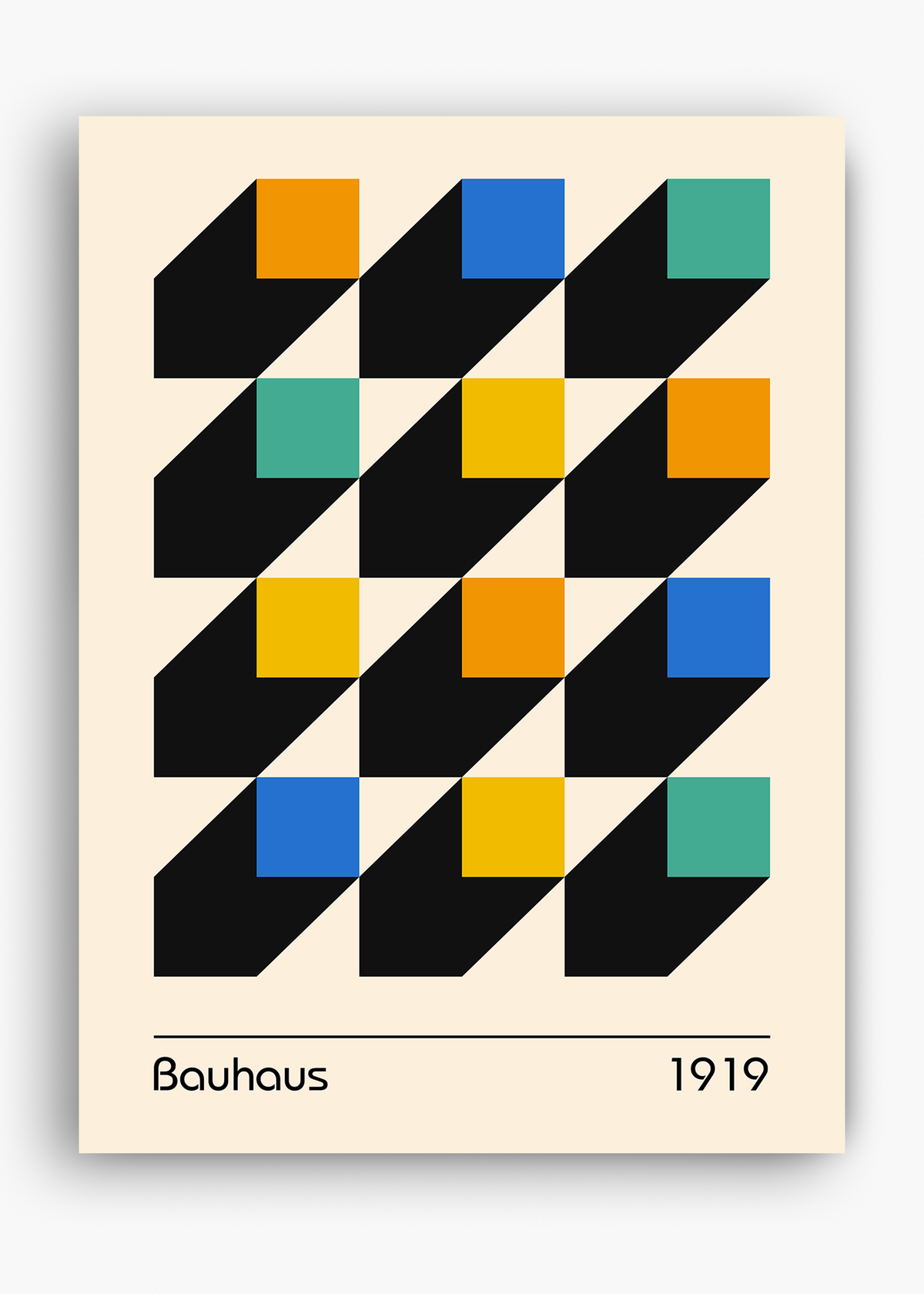 Quadro Bauhaus Visual Pulse