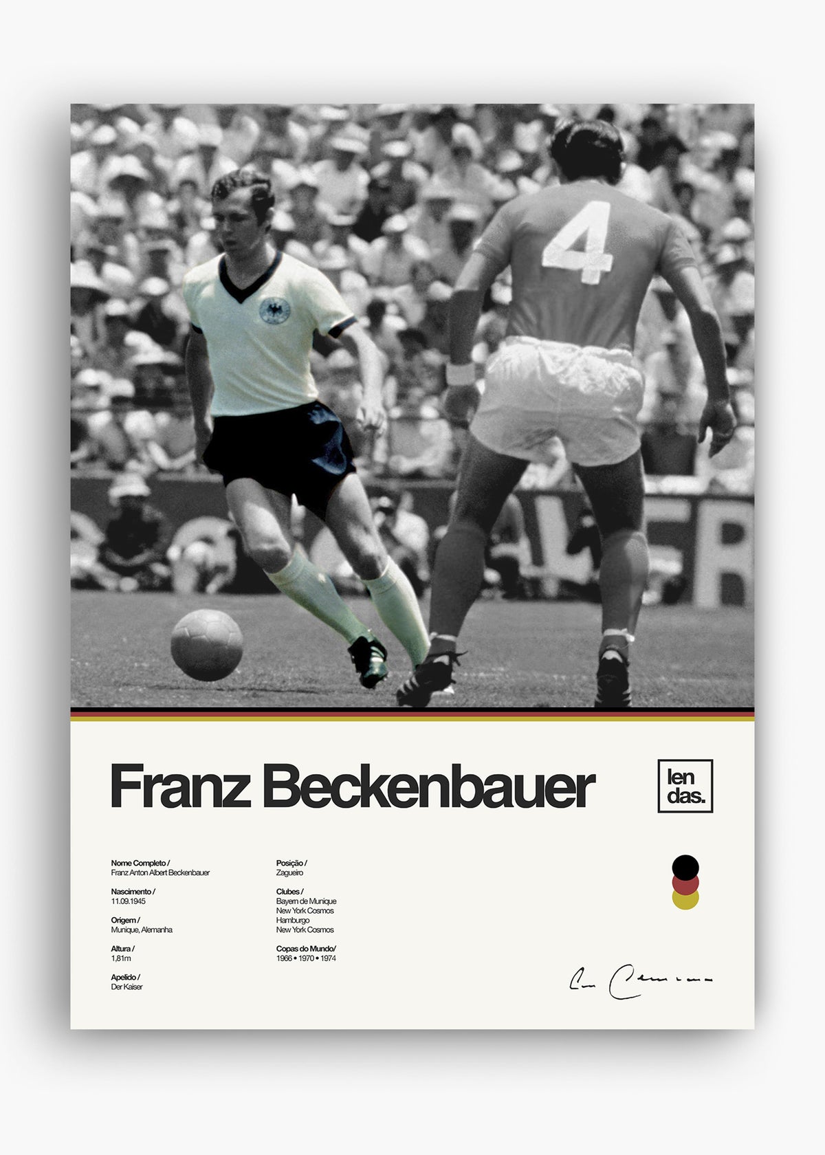 Quadro Franz Beckenbauer