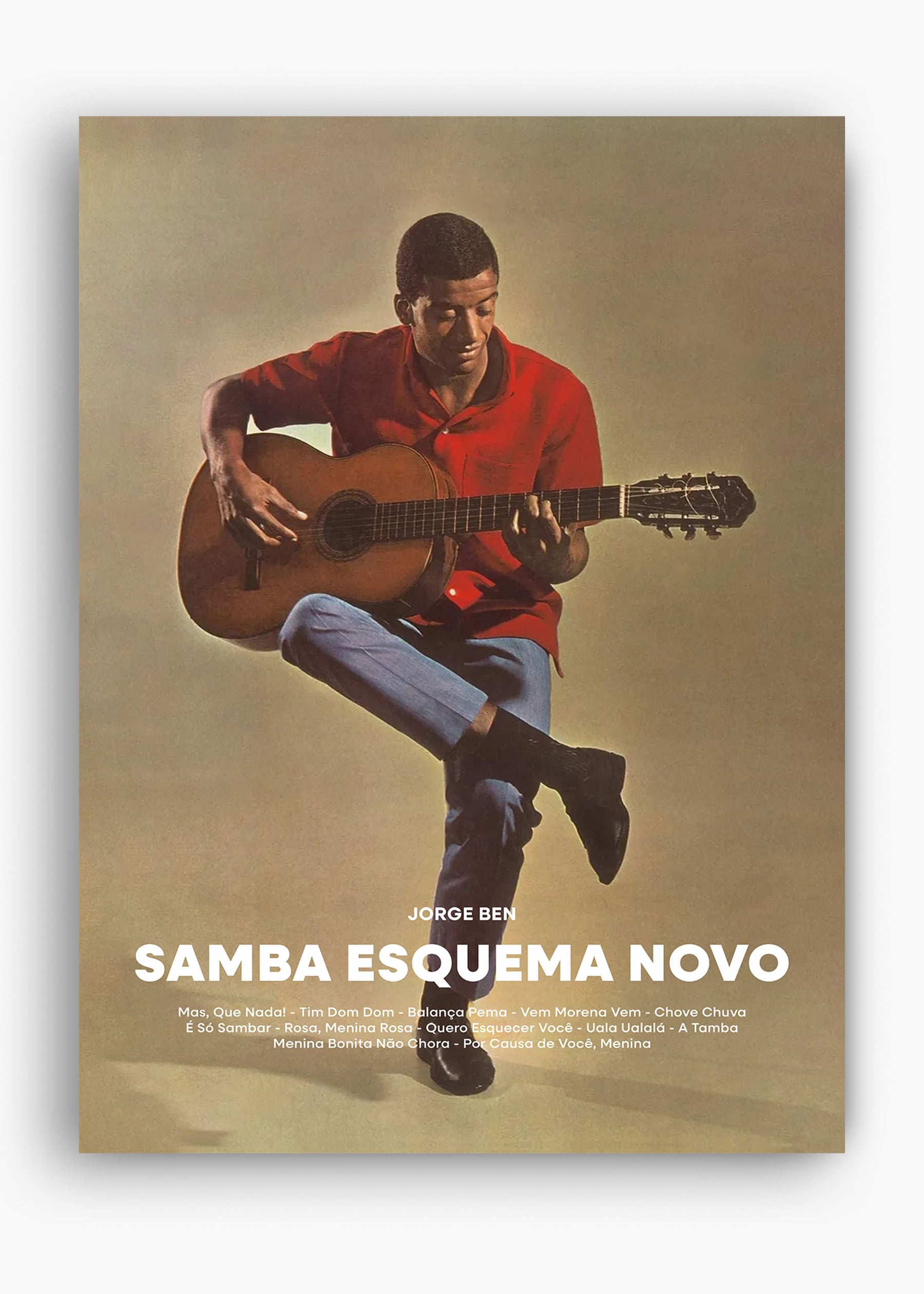 Quadro Jorge Ben Samba Esquema Novo Capa
