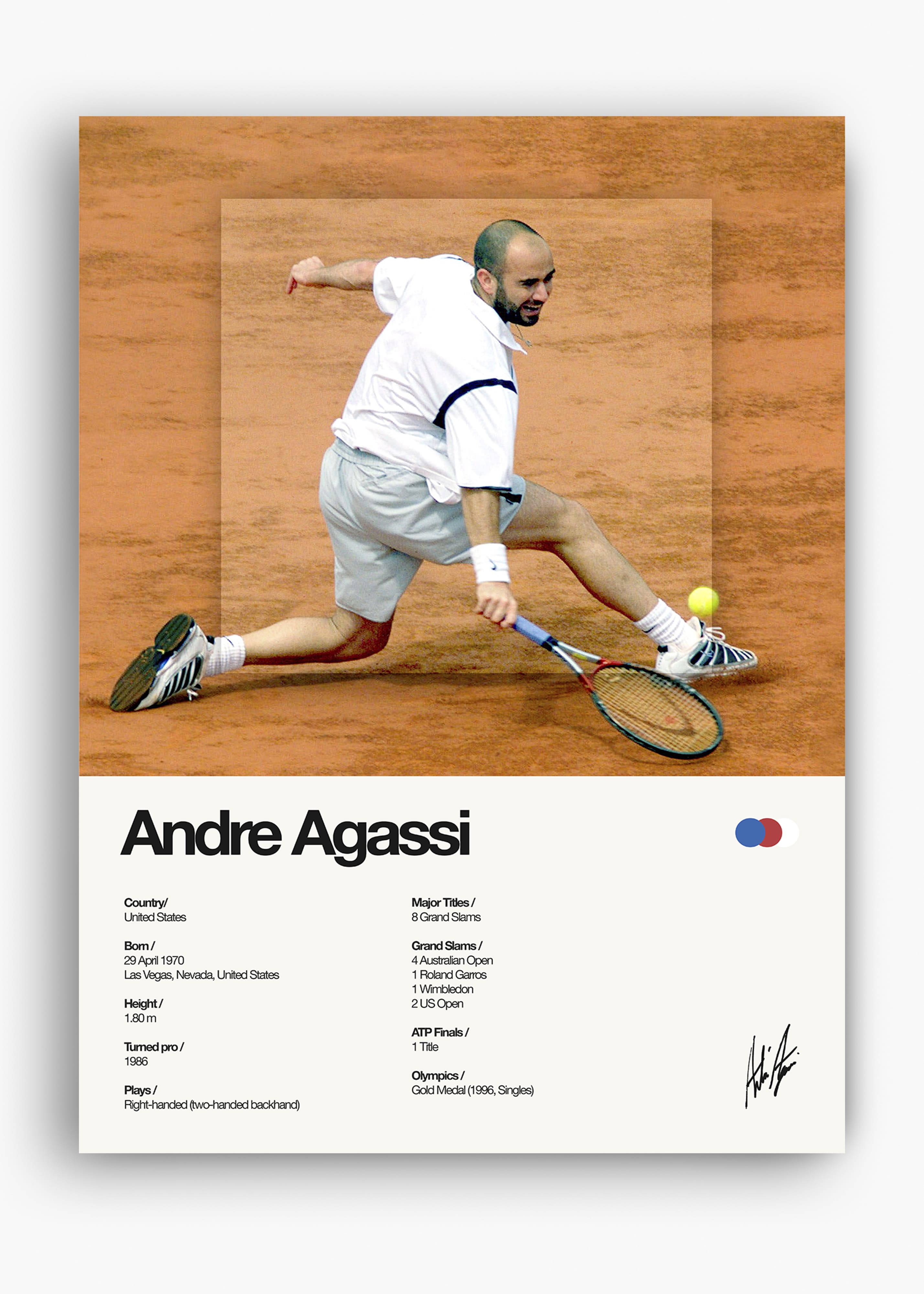 Quadro Andre Agassi