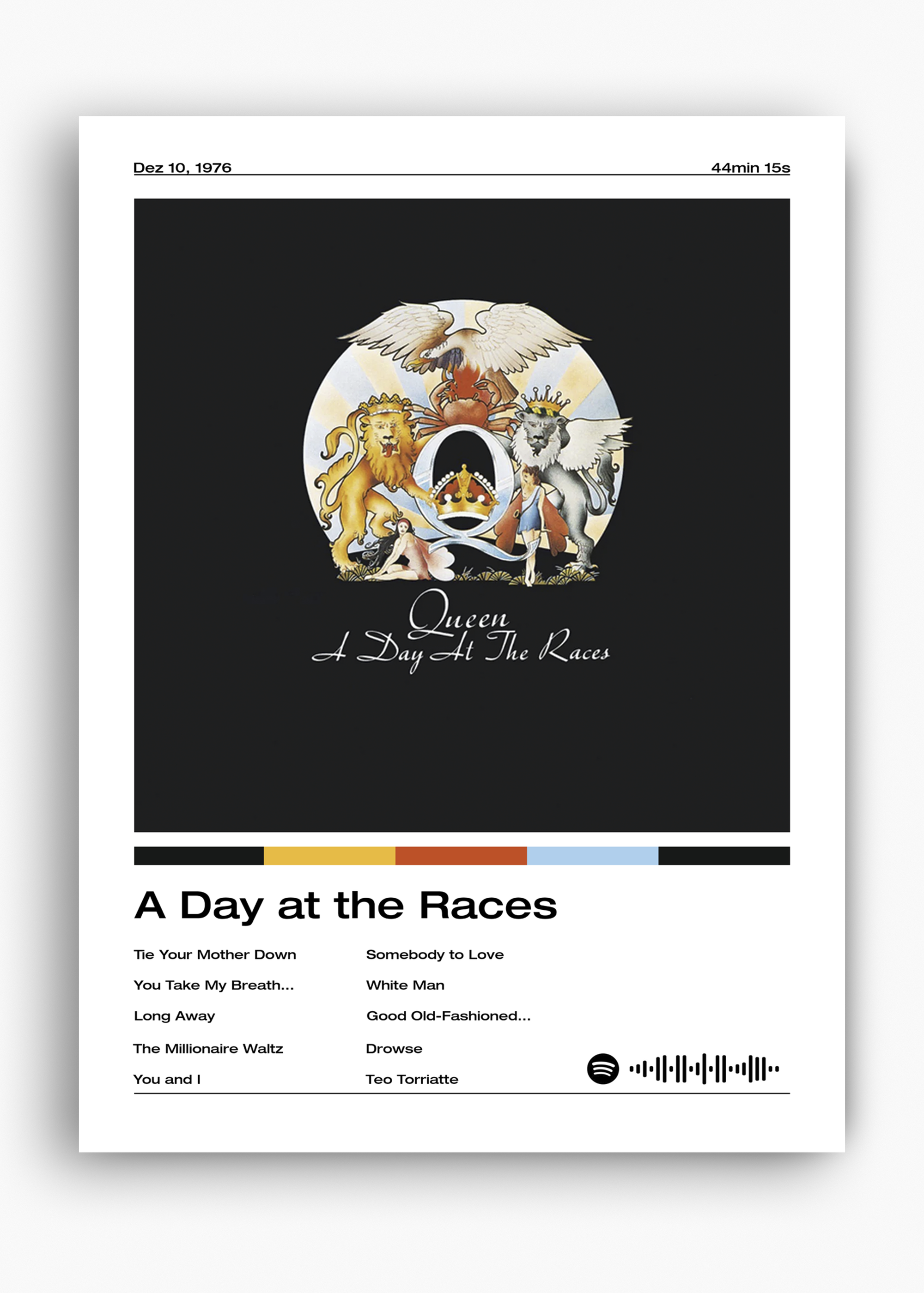 Quadro Queen A Day at the Races - 10