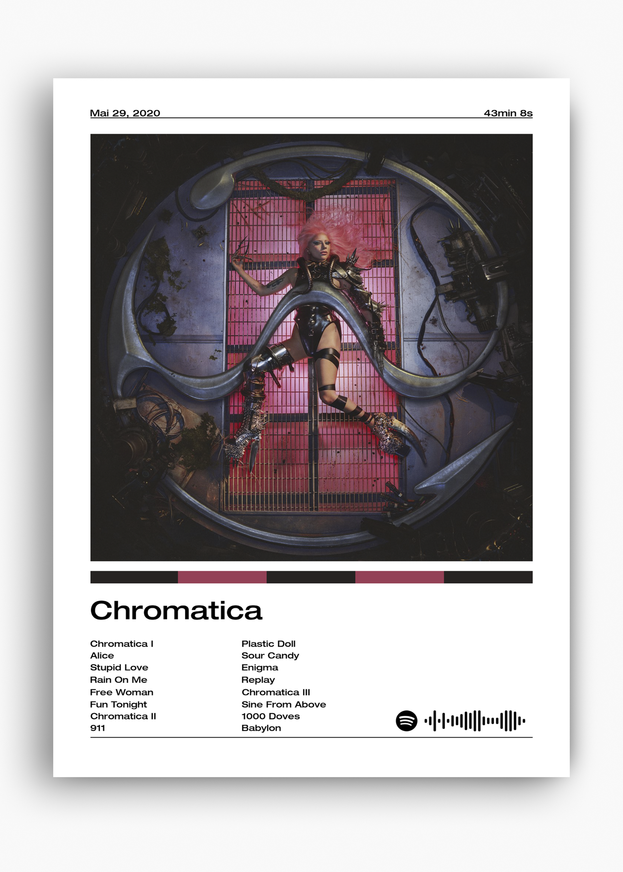 Quadro Lady Gaga Chromatica - 10