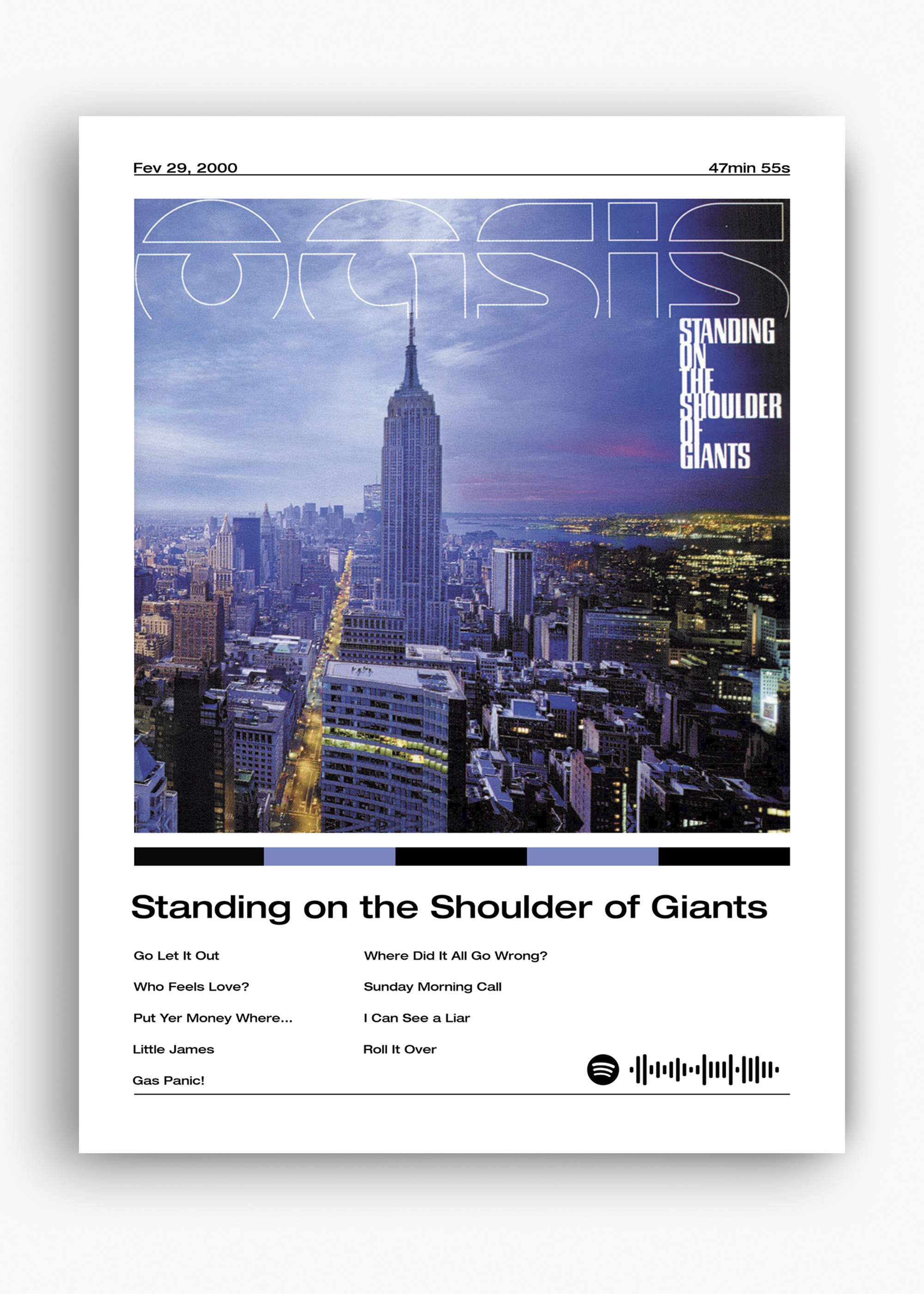Quadro Oasis Standing on the Shoulder of Giants - 10