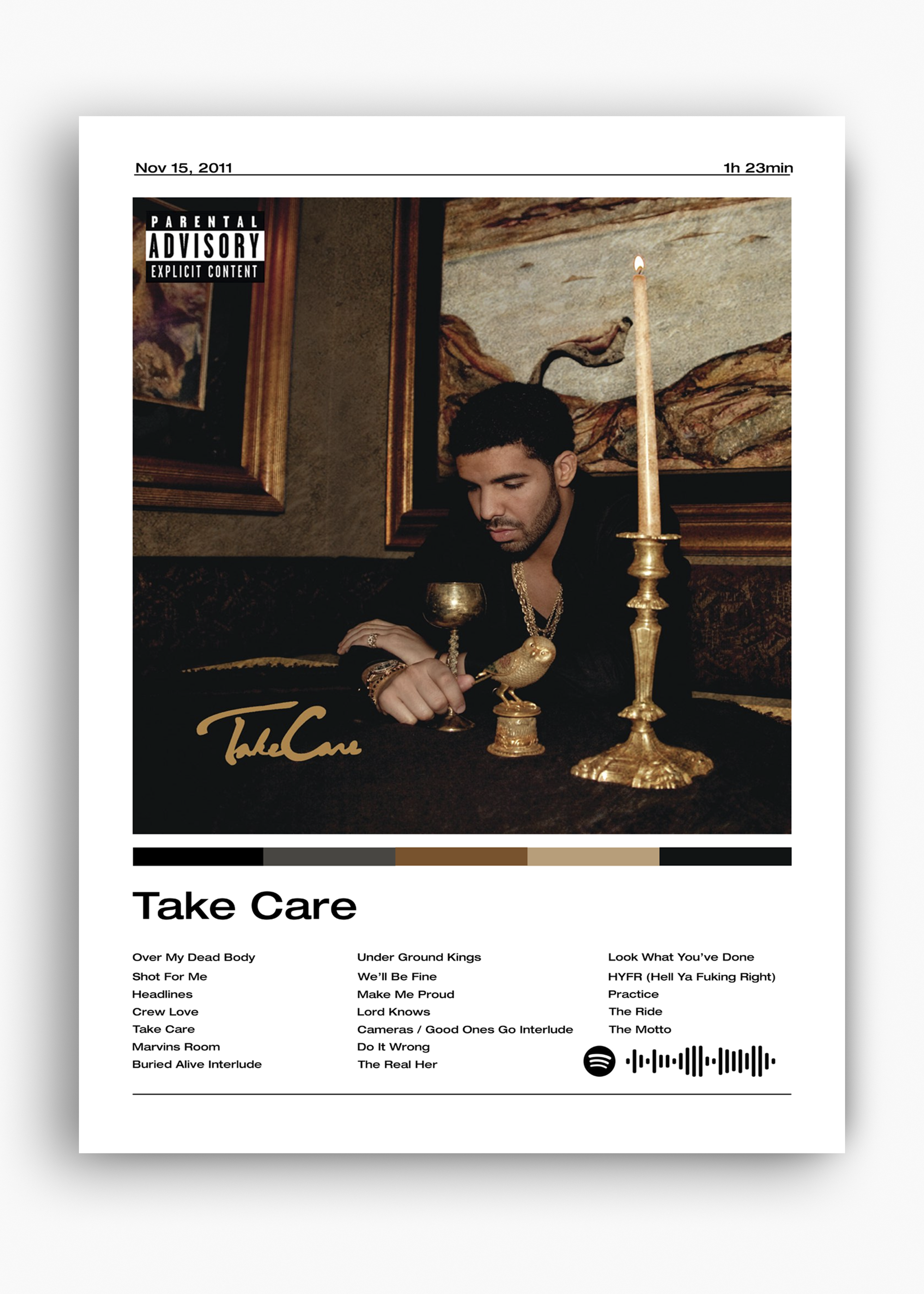 Quadro Drake Take Care - 10