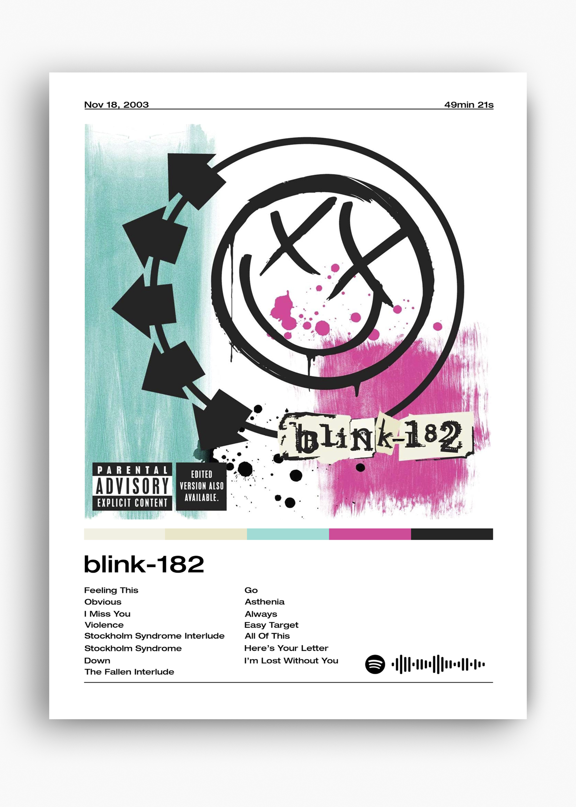 Quadro Blink-182 - 10