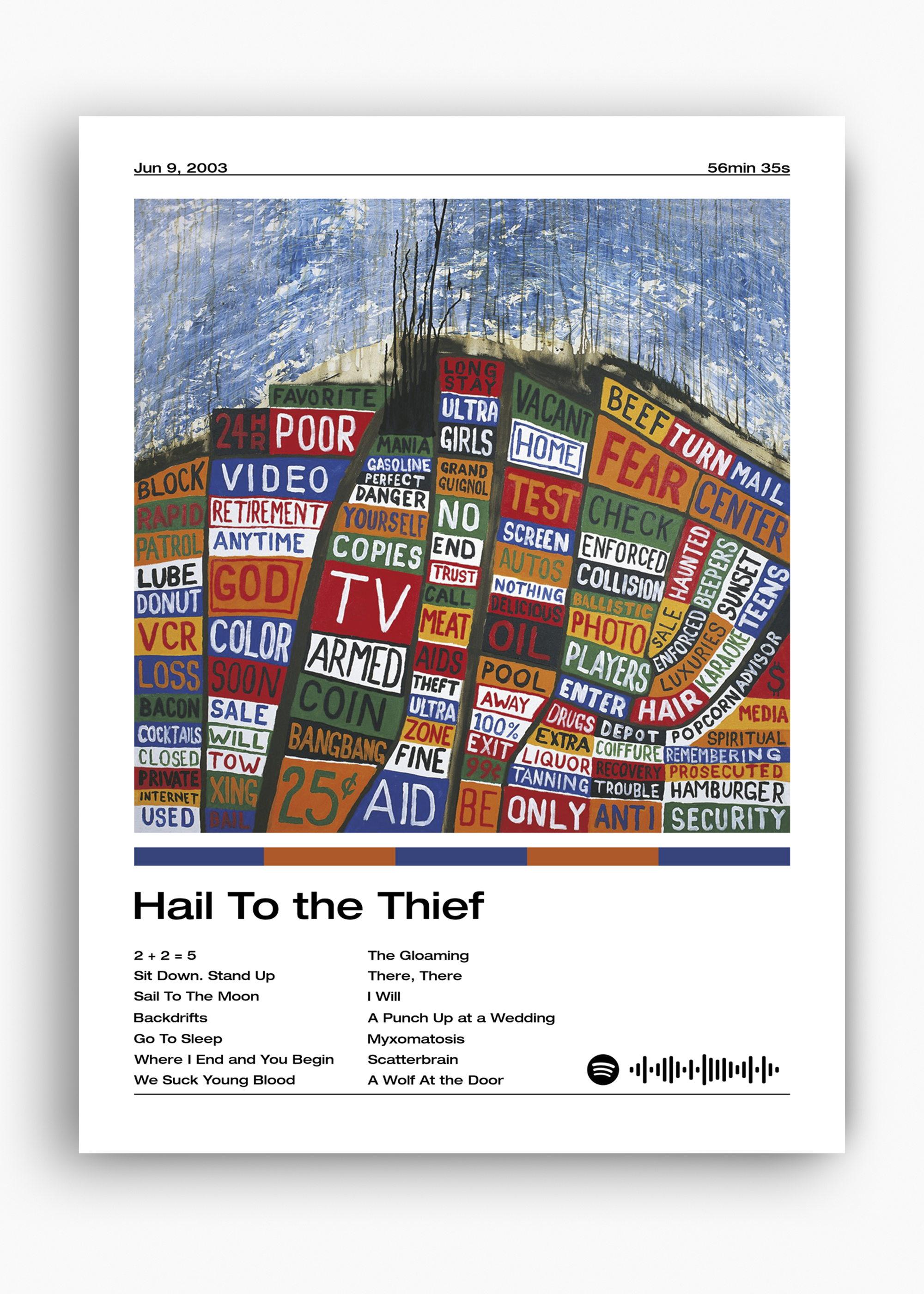 Quadro Radiohead Hail To the Chief - 10