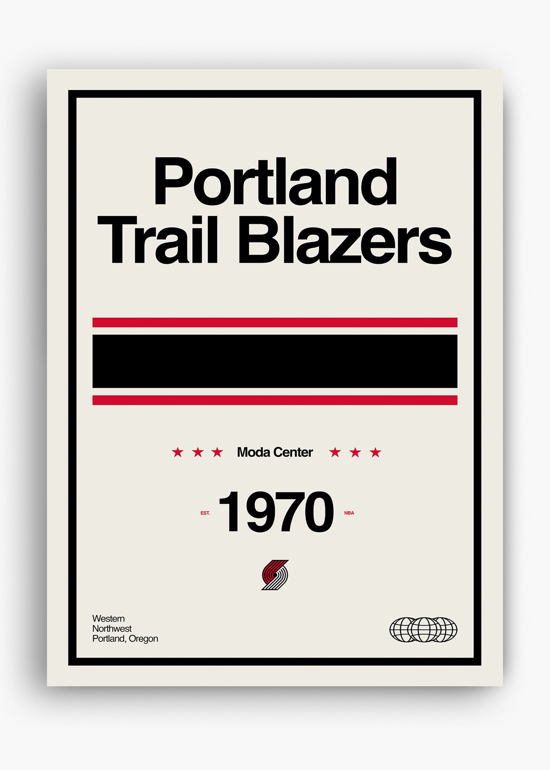 Quadro NBA Portland Trail Brazers