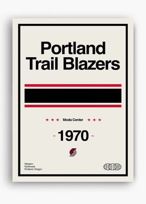 Quadro NBA Portland Trail Brazers