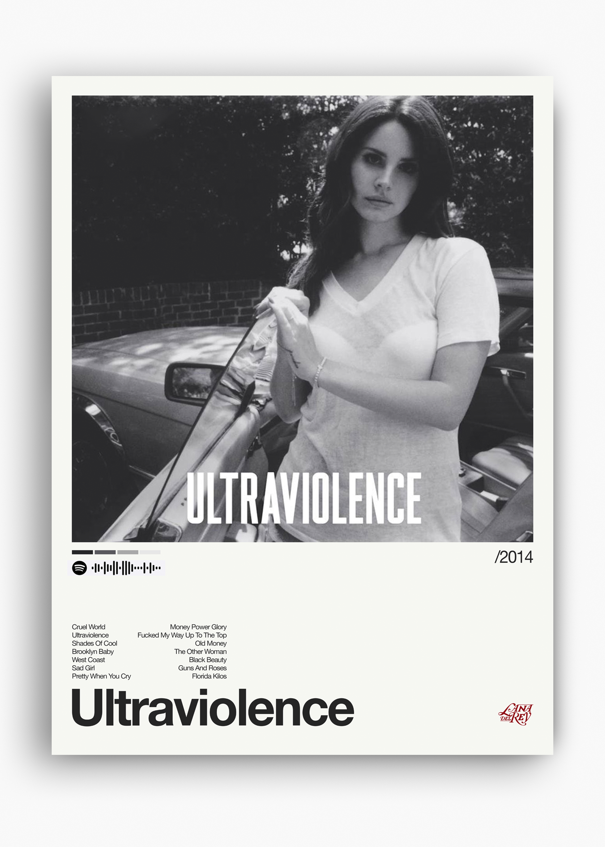 Quadro Lana Del Rey Ultraviolence II - 10