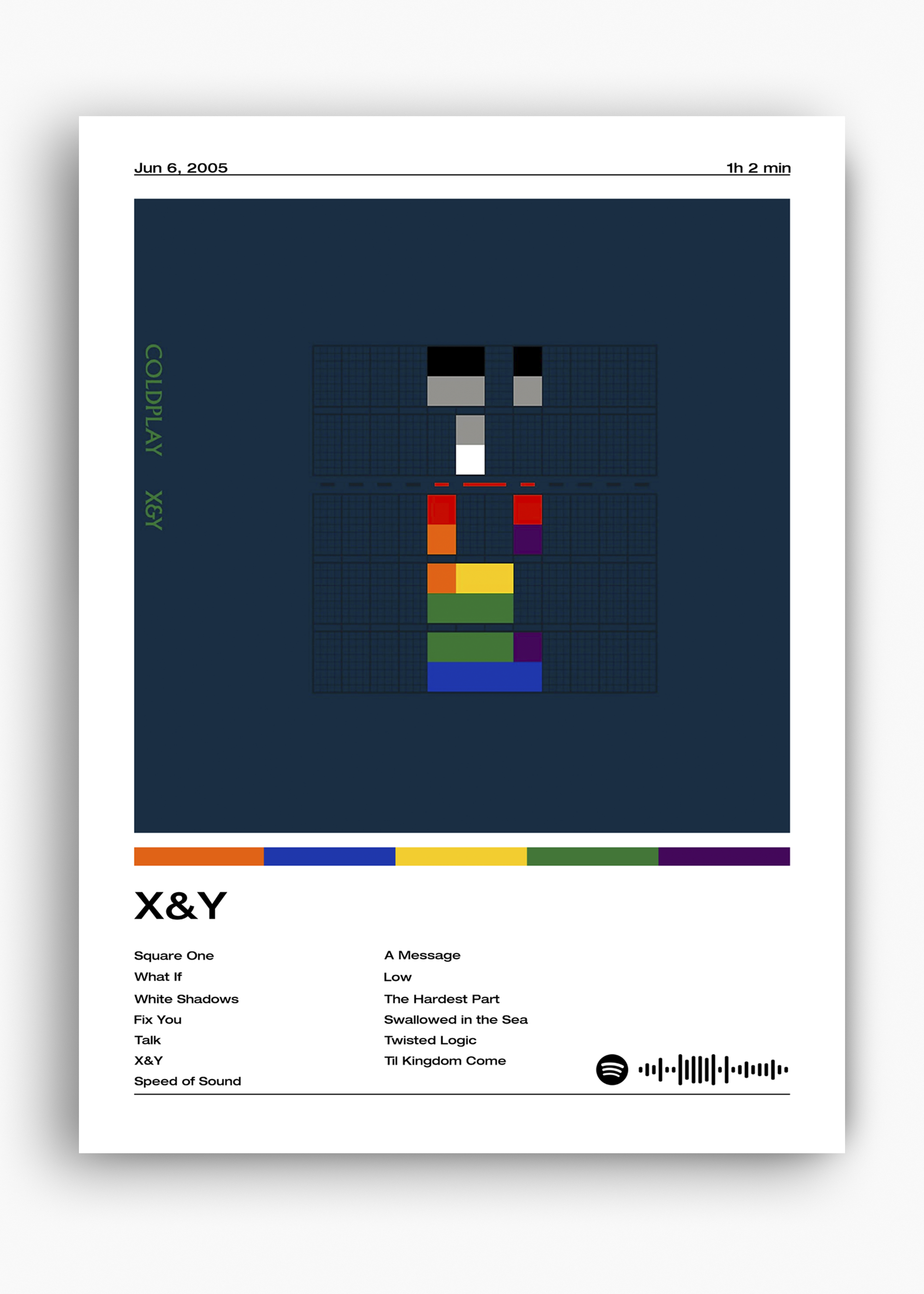 Quadro Coldplay X&Y - 10