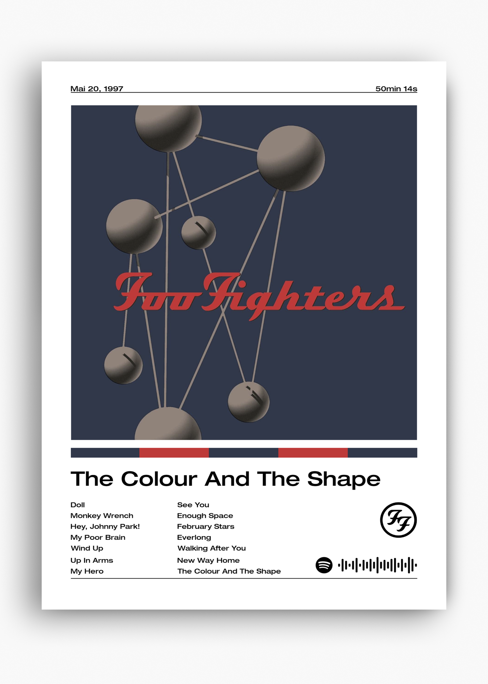 Quadro Foo Fighters Colors and Shape - 10