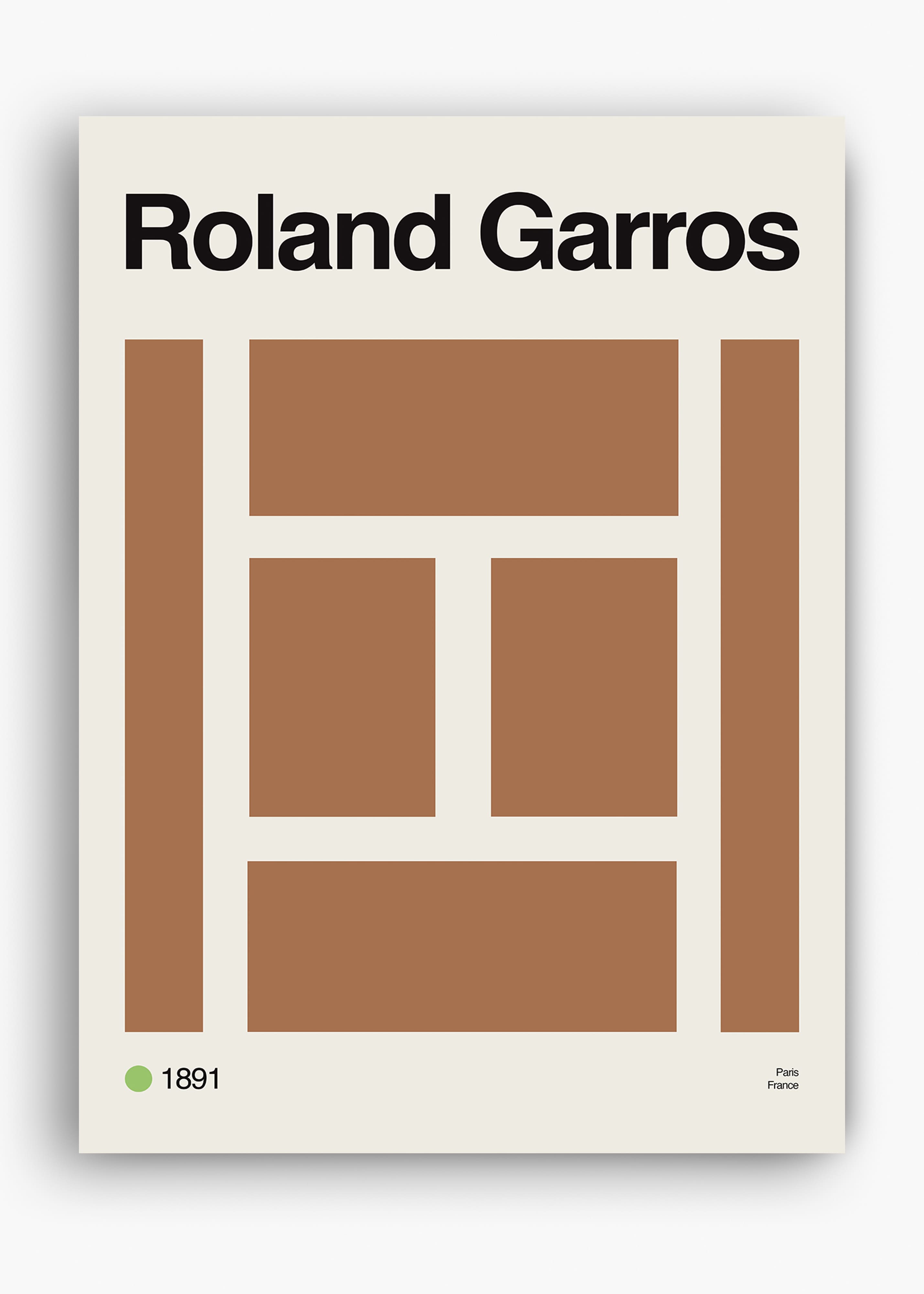 Quadro Tênis Roland Garros