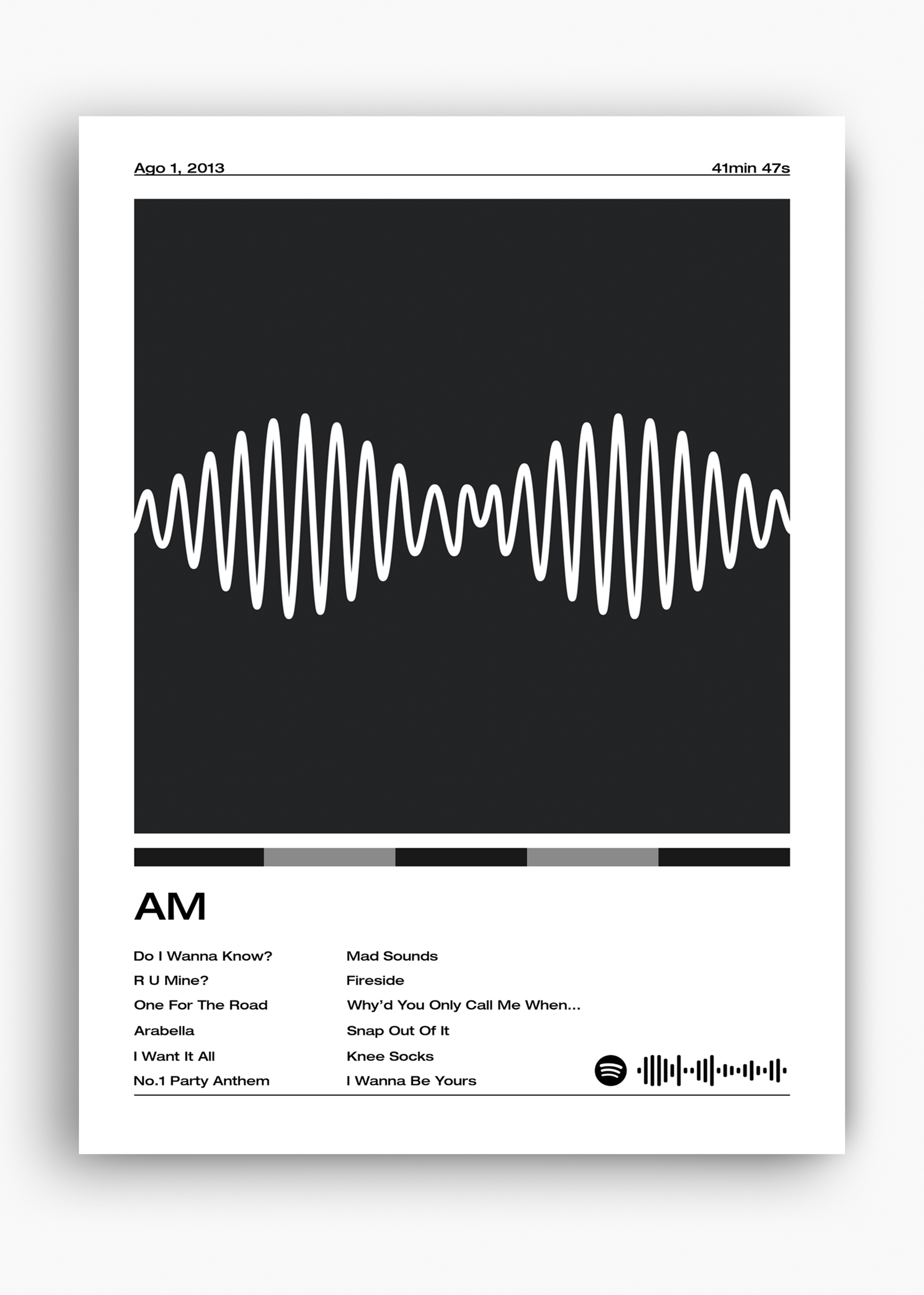 Quadro Arctic Monkeys AM - 10