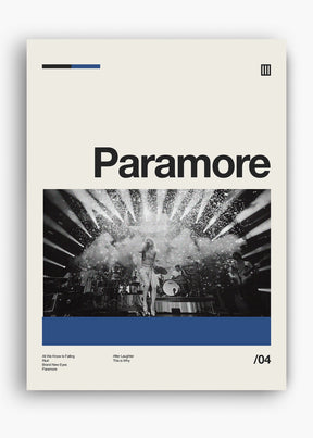 Quadro Paramore Banda