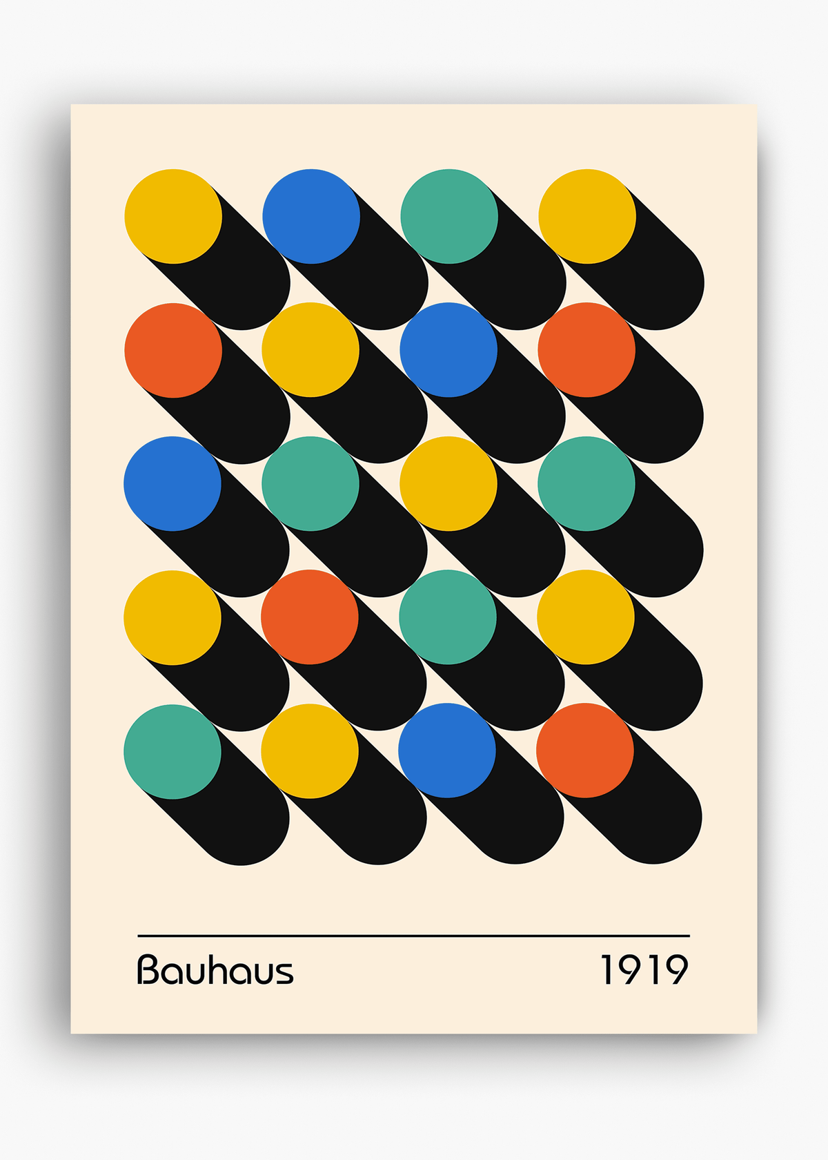 Quadro Bauhaus Spatial Tension