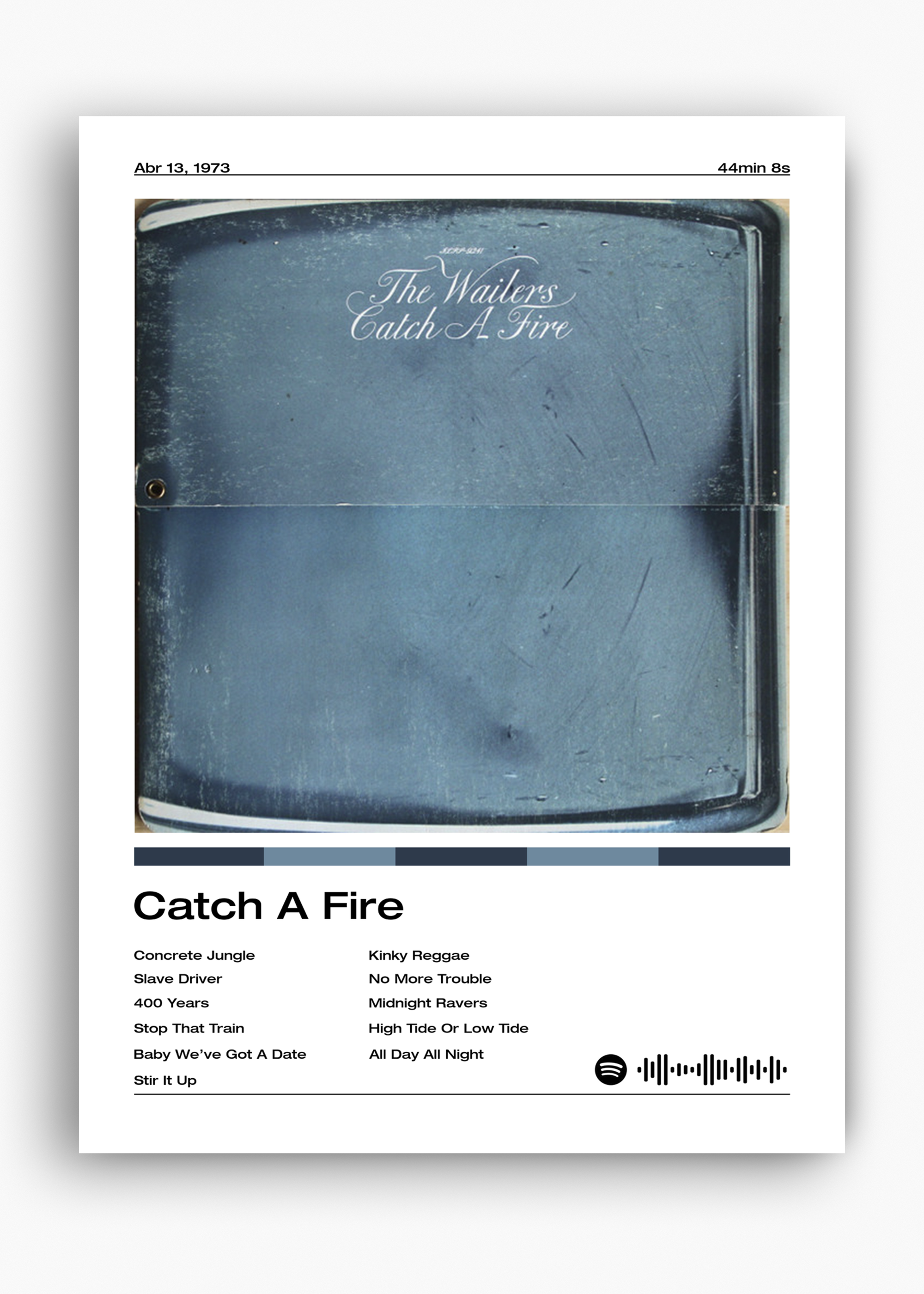 Quadro Bob Marley Catch A Fire - 10