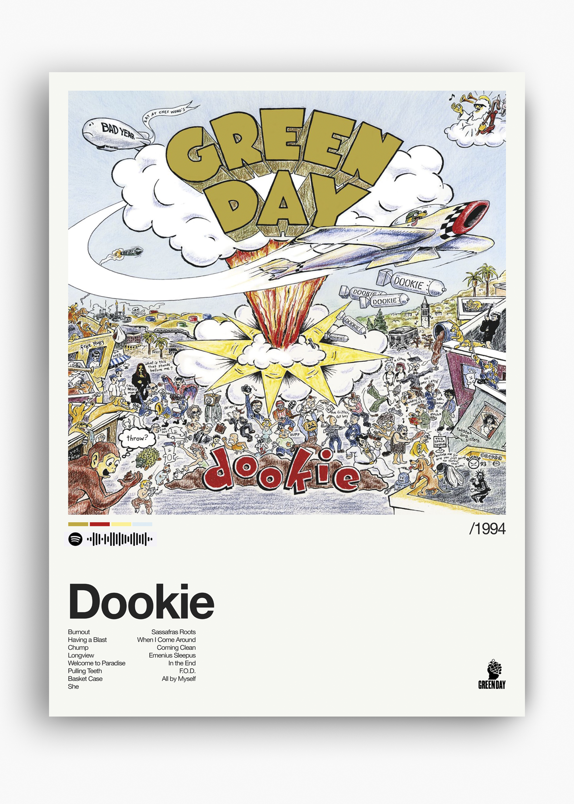 Quadro Green Day Dookie II - 10