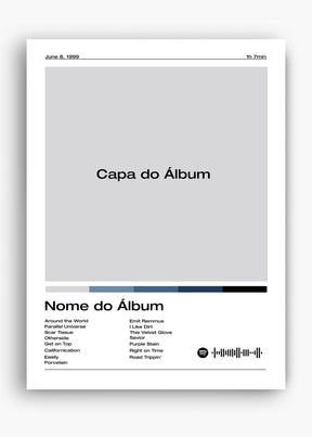 Quadro Spotify Personalizável - Álbum