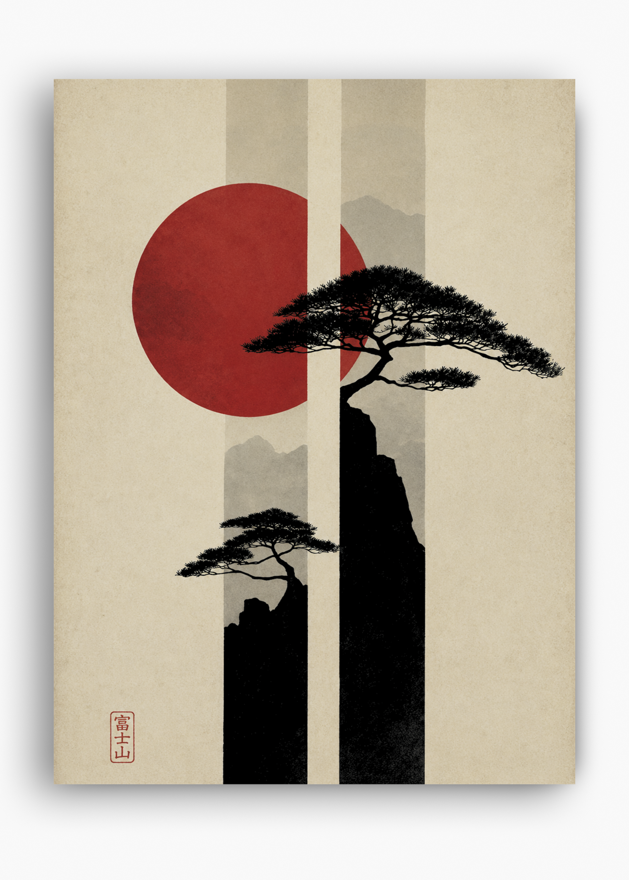 Quadro Japonês Matsu Panels - 10
