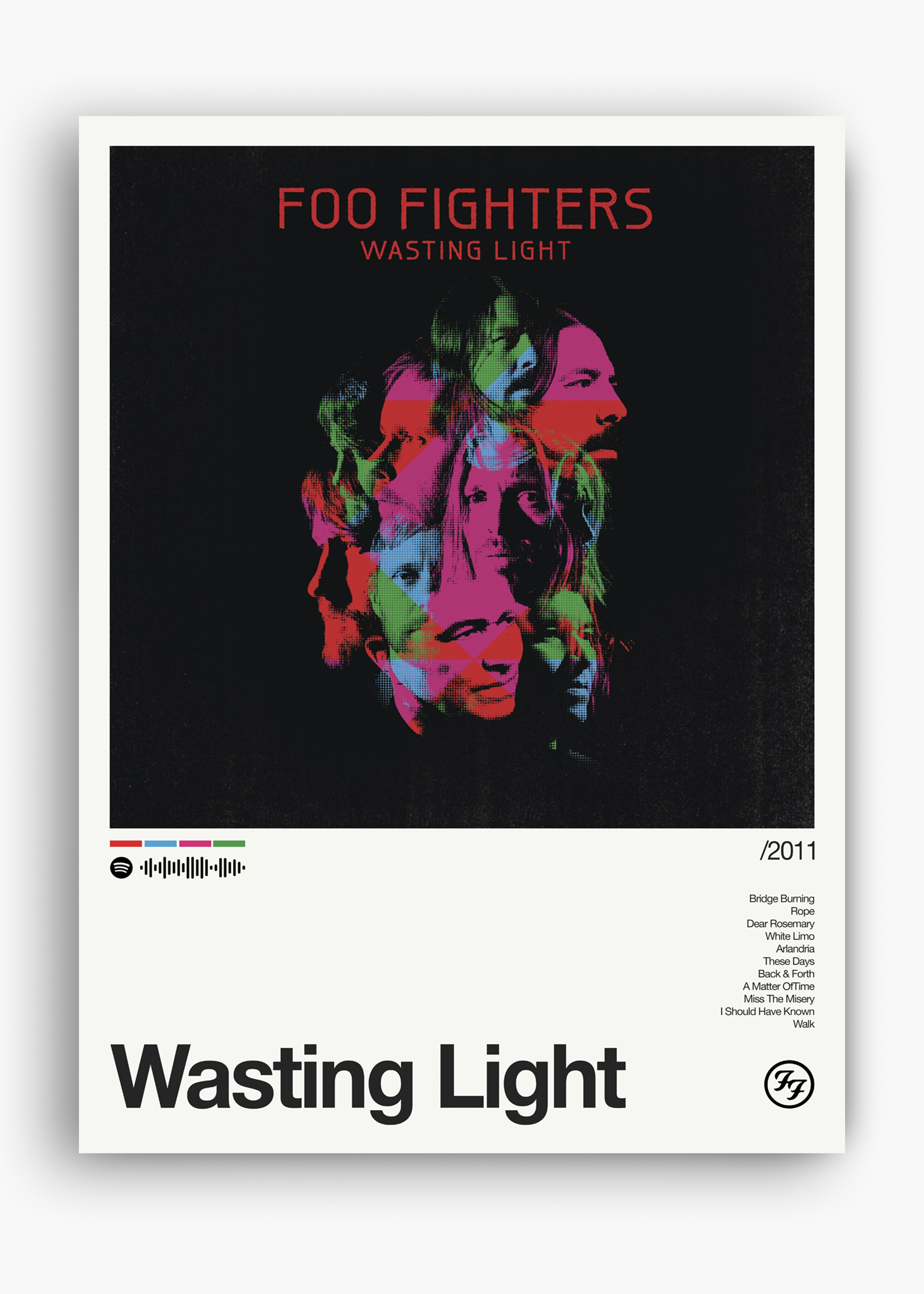 Quadro Foo Fighters Wasting Light II - 10