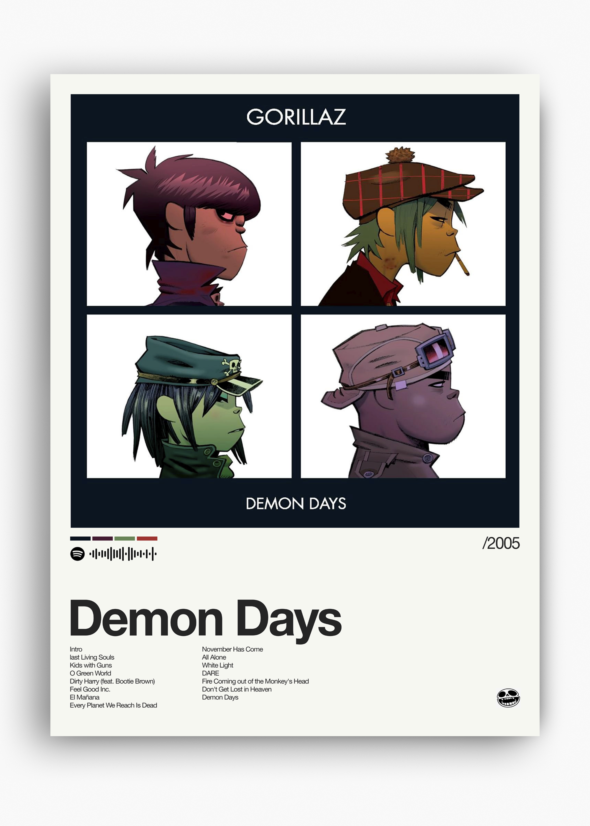 Quadro Gorillaz Demon Days II - 10