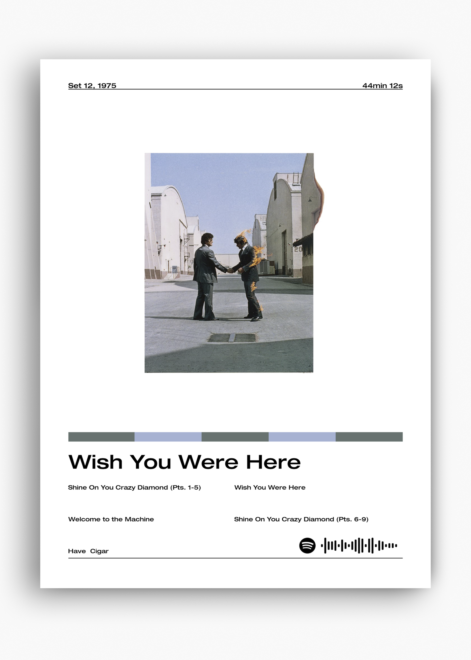 Quadro Pink Floyd Wish You Were Here - 10