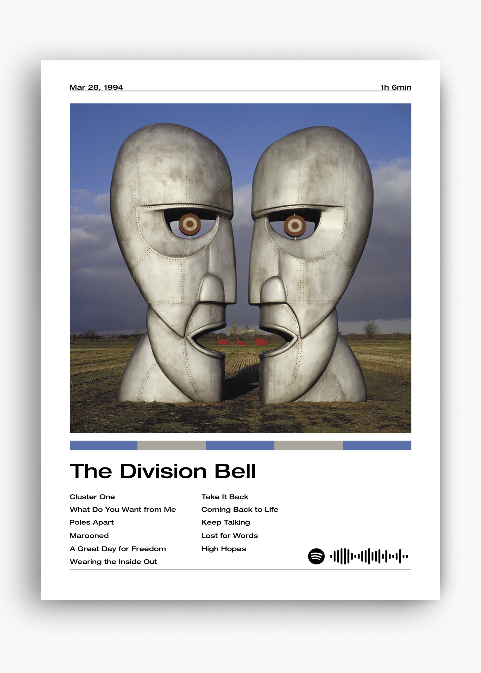 Quadro Pink Floyd The Division Bell - 10