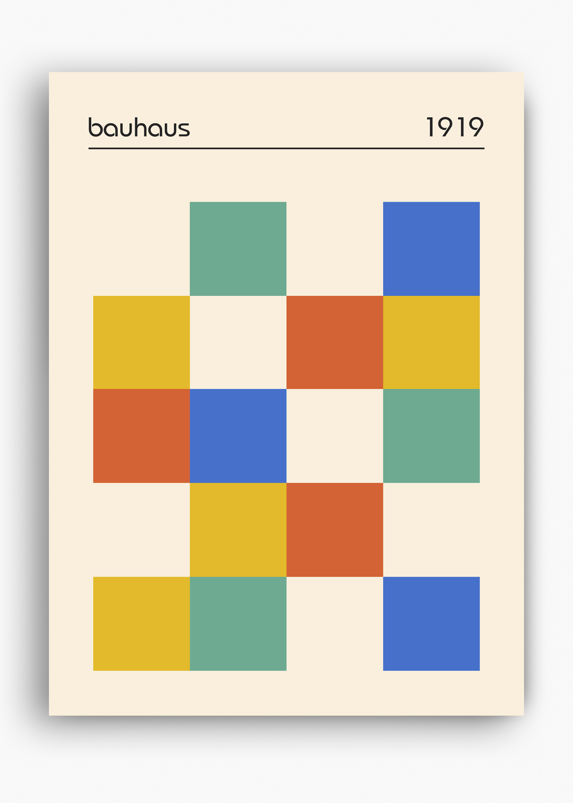 Quadro Bauhaus Structural Form - 10