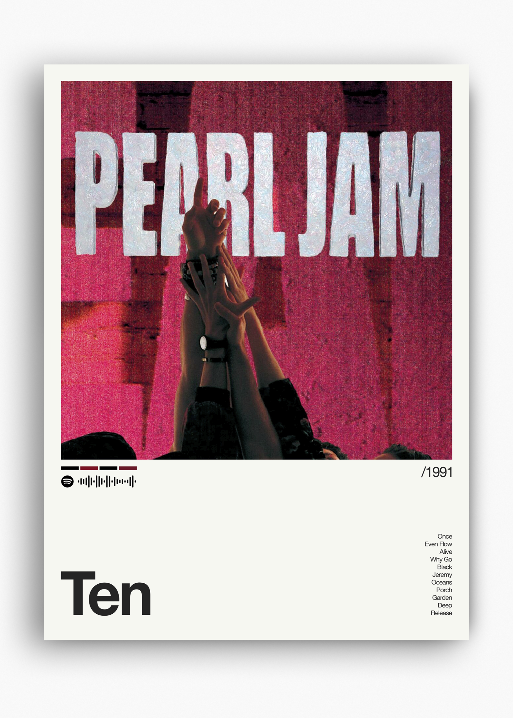 Quadro Pearl Jam Ten II - 10