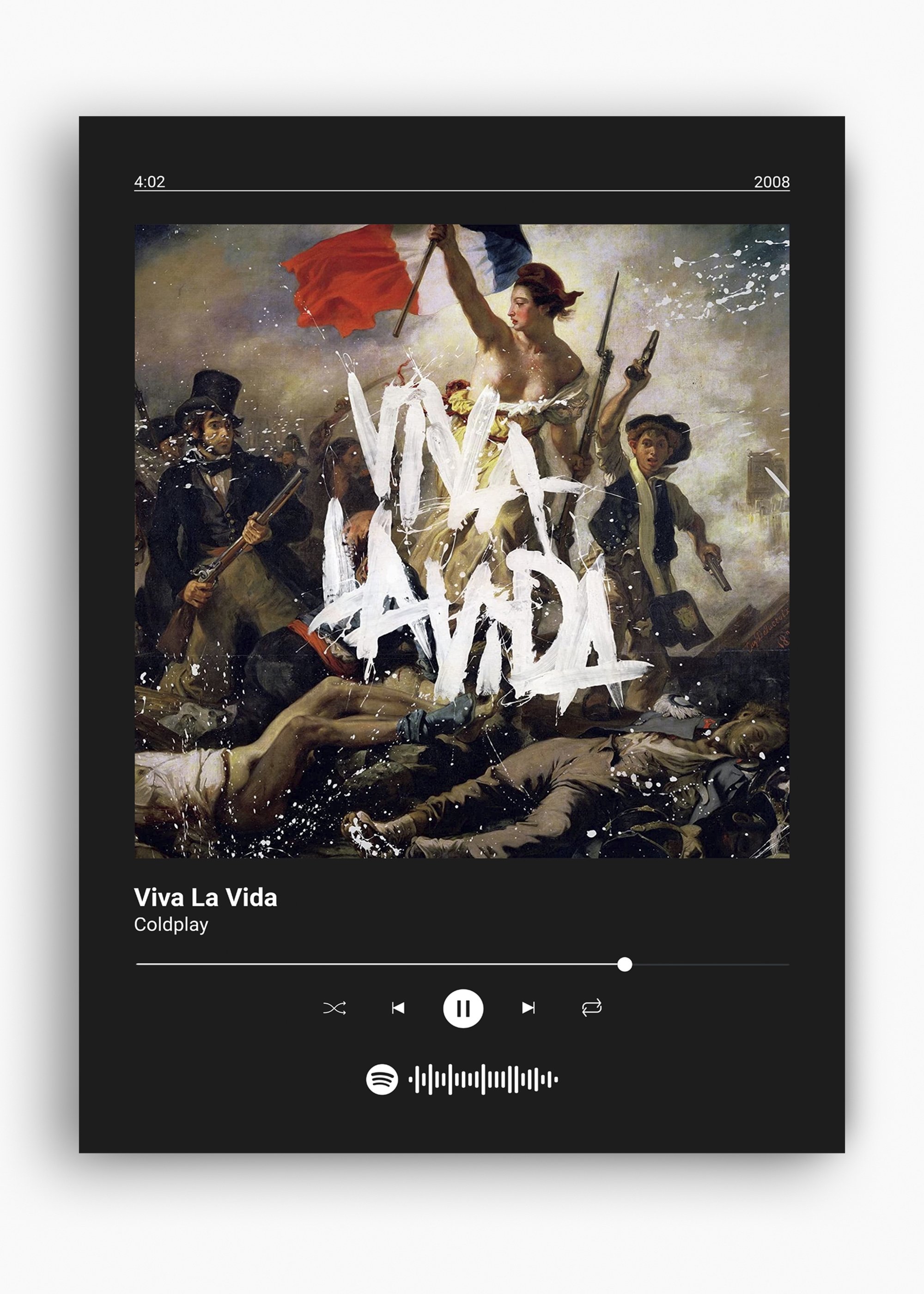 Quadro Coldplay Viva La Vida - 10