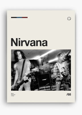Quadro Nirvana Bandas