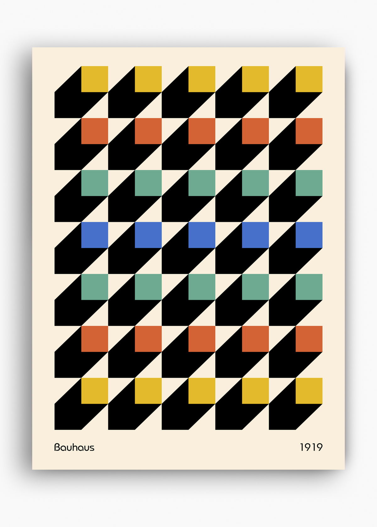 Quadro Bauhaus Color Grid - 10