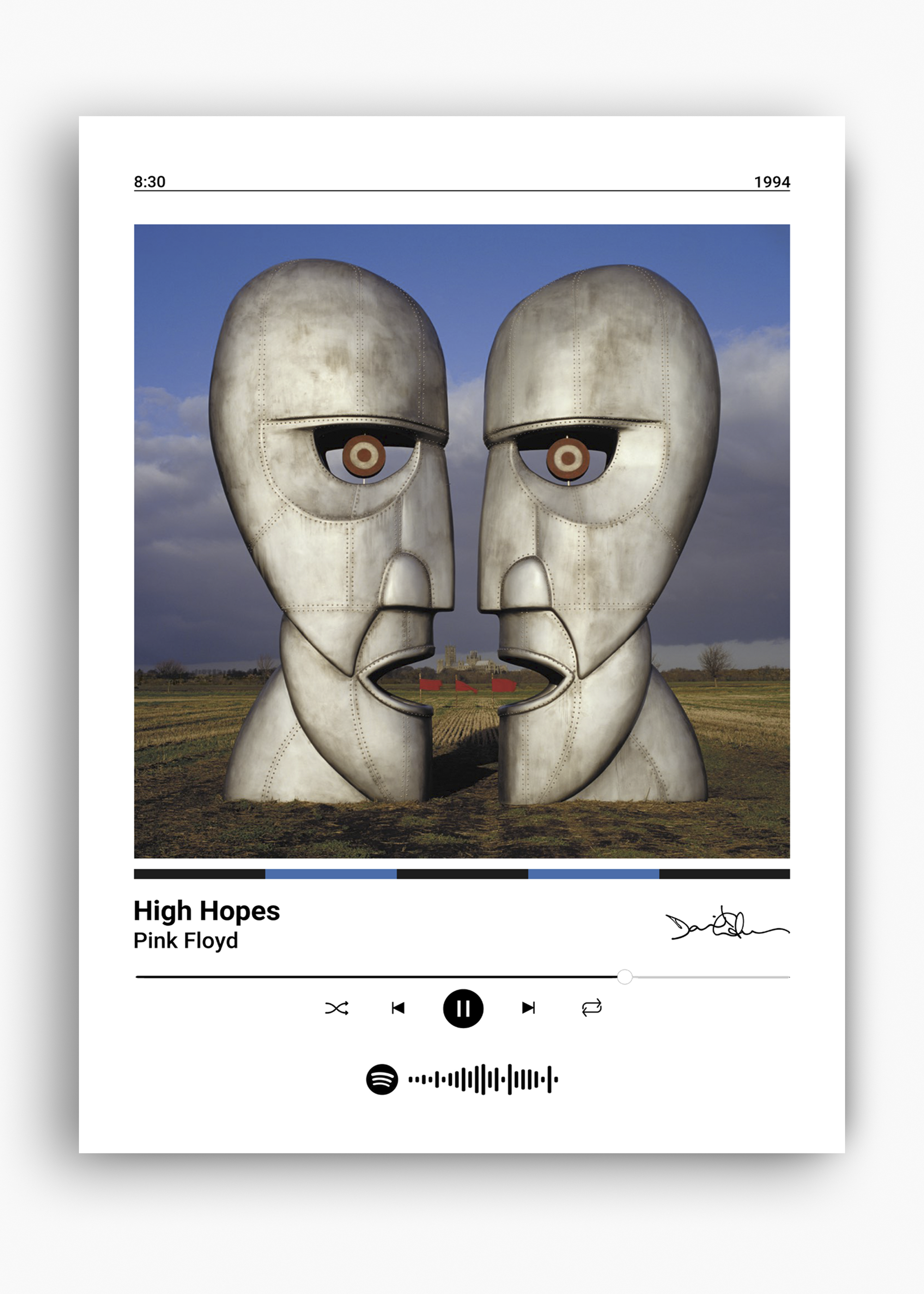Quadro Pink Floyd High Hopes - 10